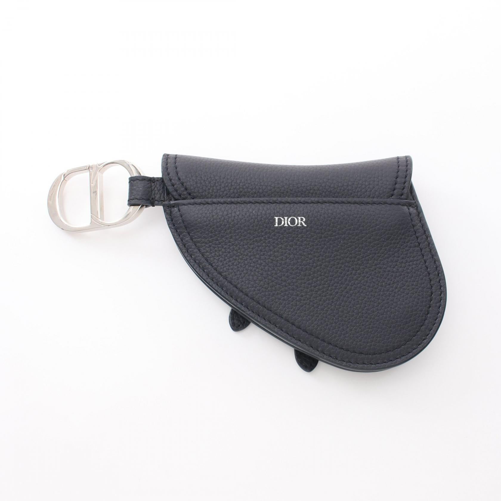 Dior Leather Saddle Coin Case Wallet