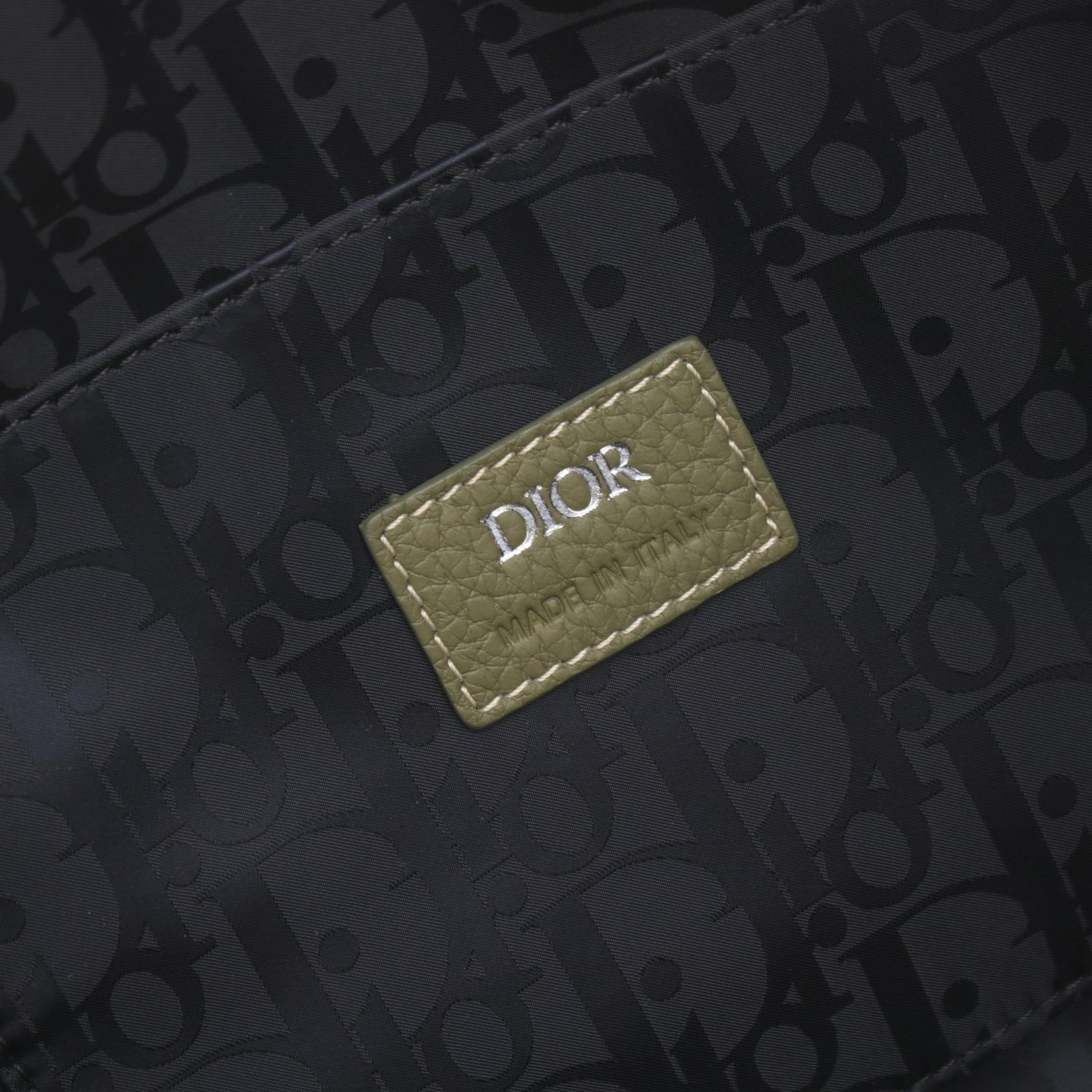 Dior Leather Saddle Shoulder Bag