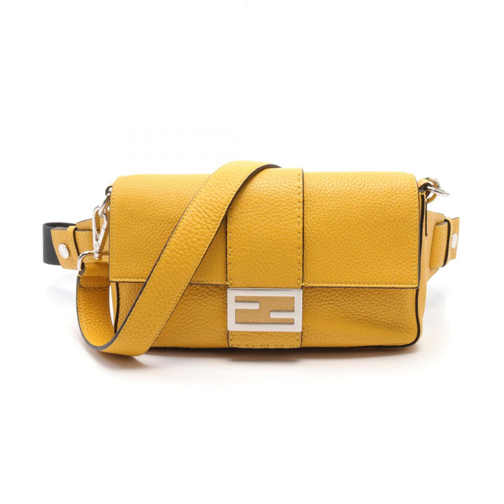 Fendi Leather Baguette Waist Bag for Men