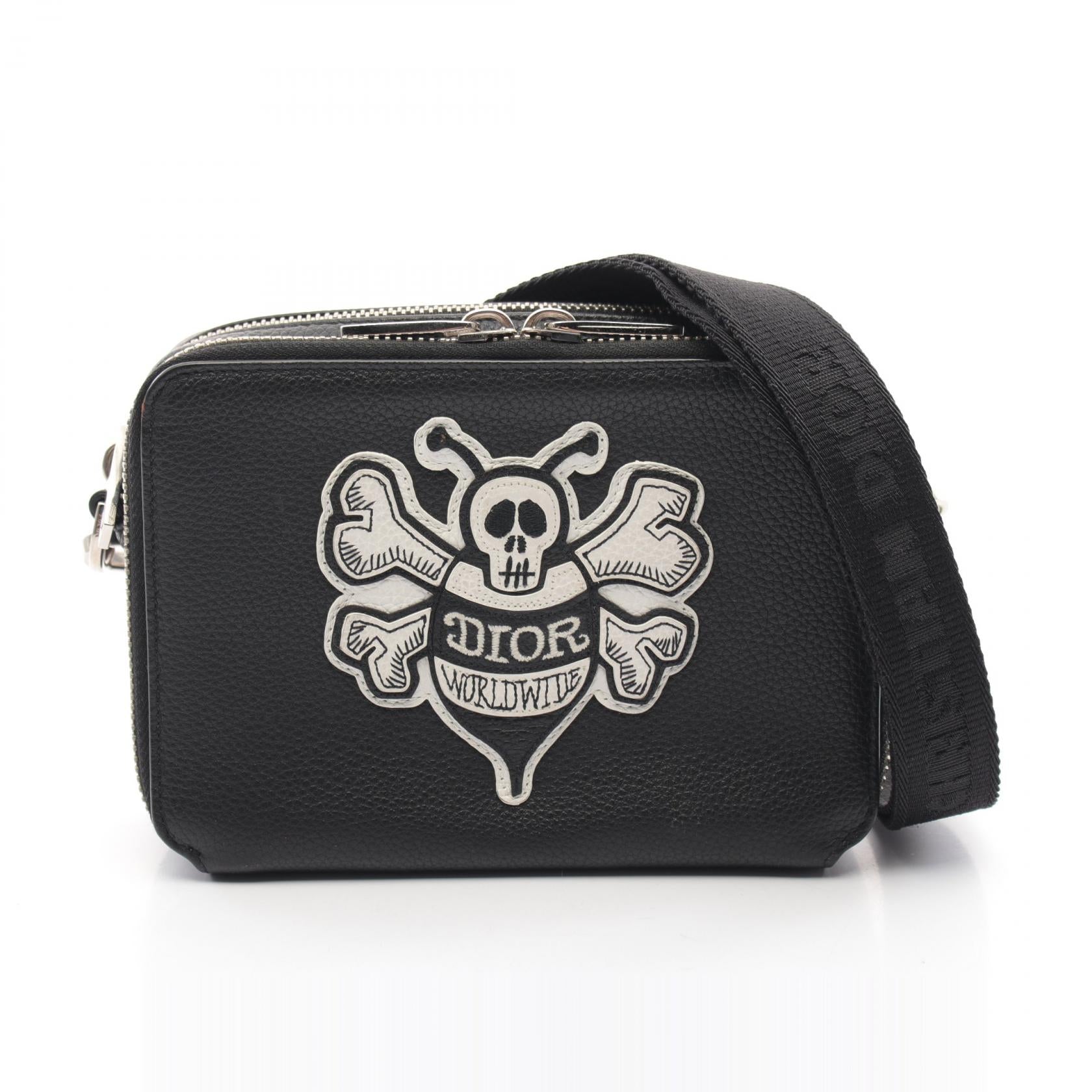 Dior Shawn Stussy Bee Leather Waist Bag