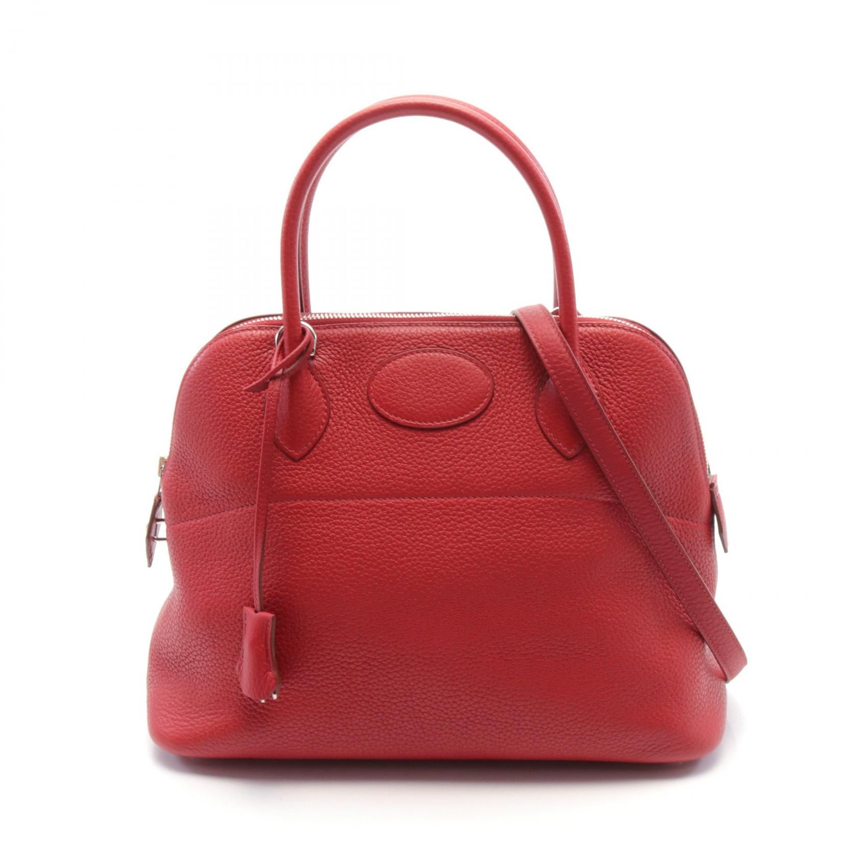 Hermes Bolide 31 Handbag Red