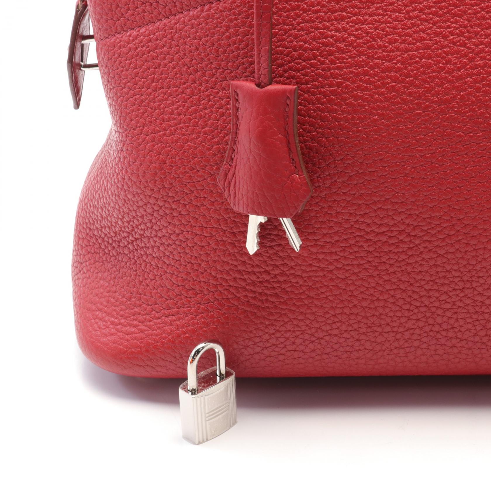 Hermes Bolide 31 Handbag Red