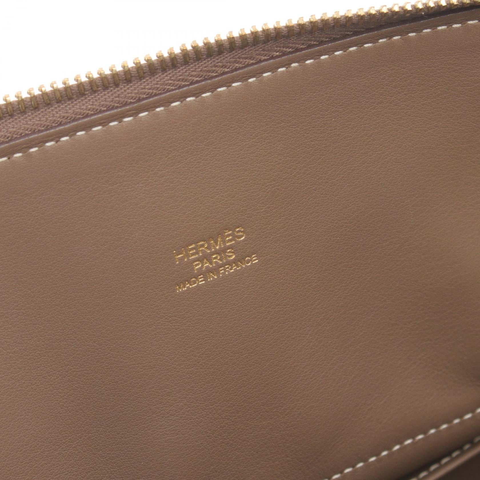 Hermes Bolide 31 Handbag Brown