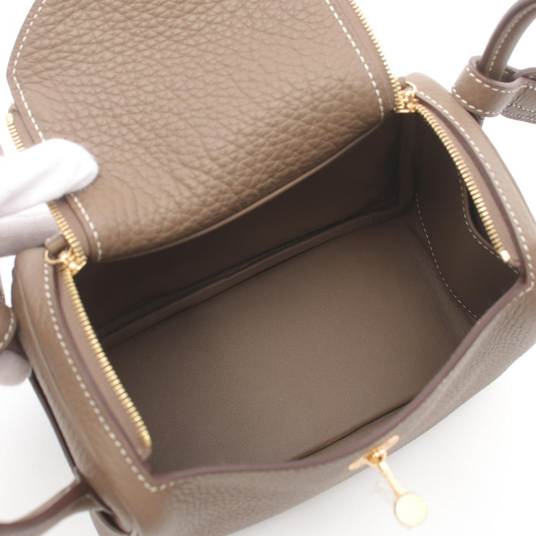 Hermes Lindy Mini Shoulder Bag Brown