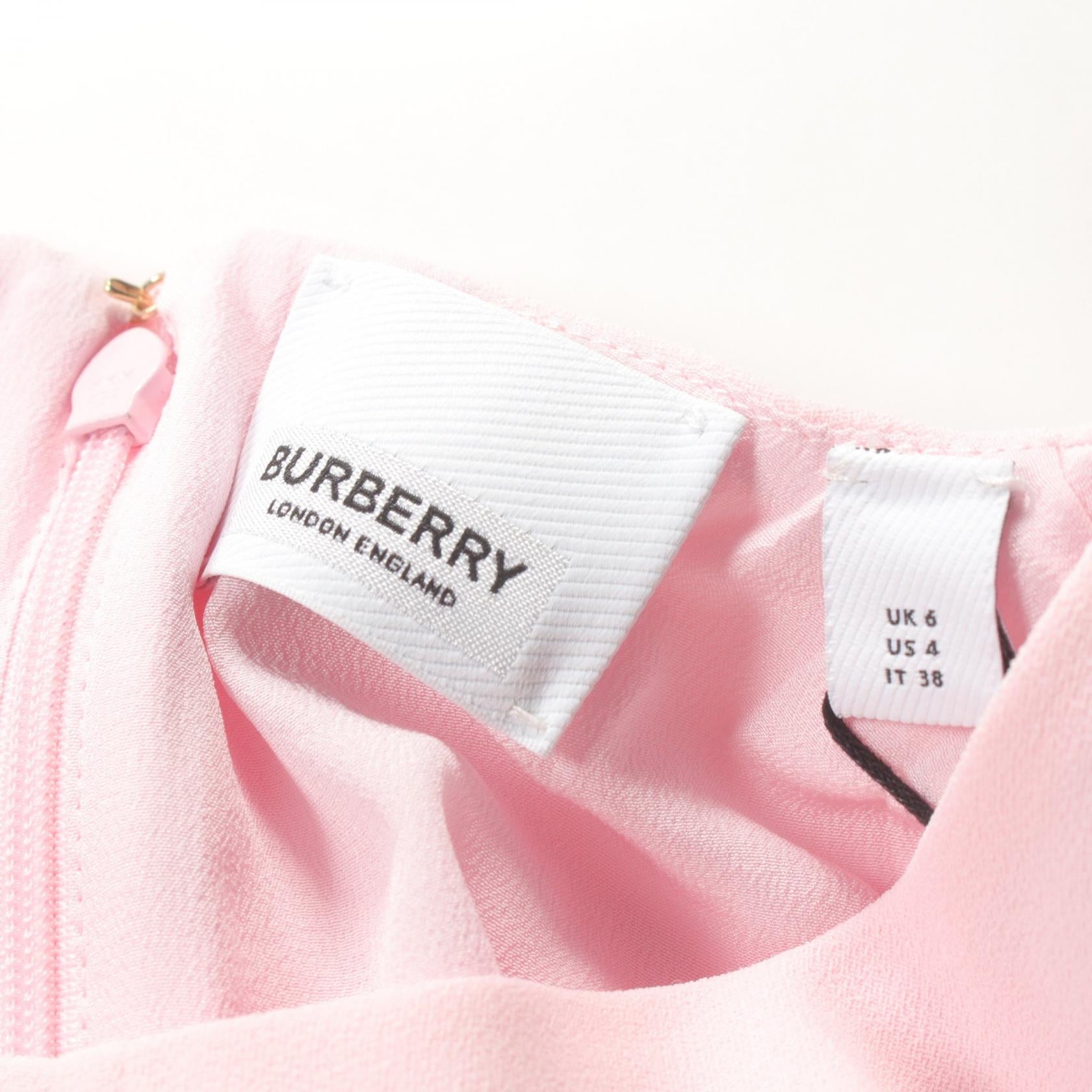 Burberry Polyester Dress Pink for Women