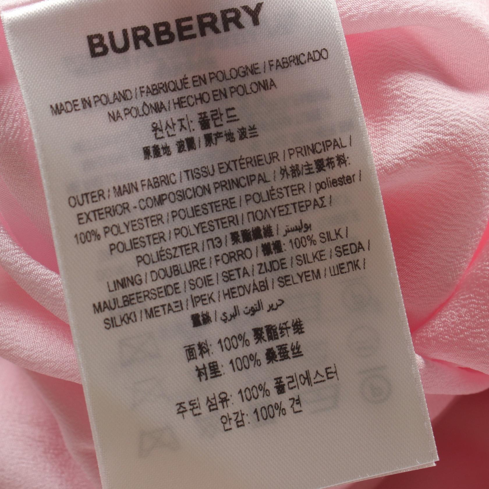 Burberry Polyester Dress Pink for Women