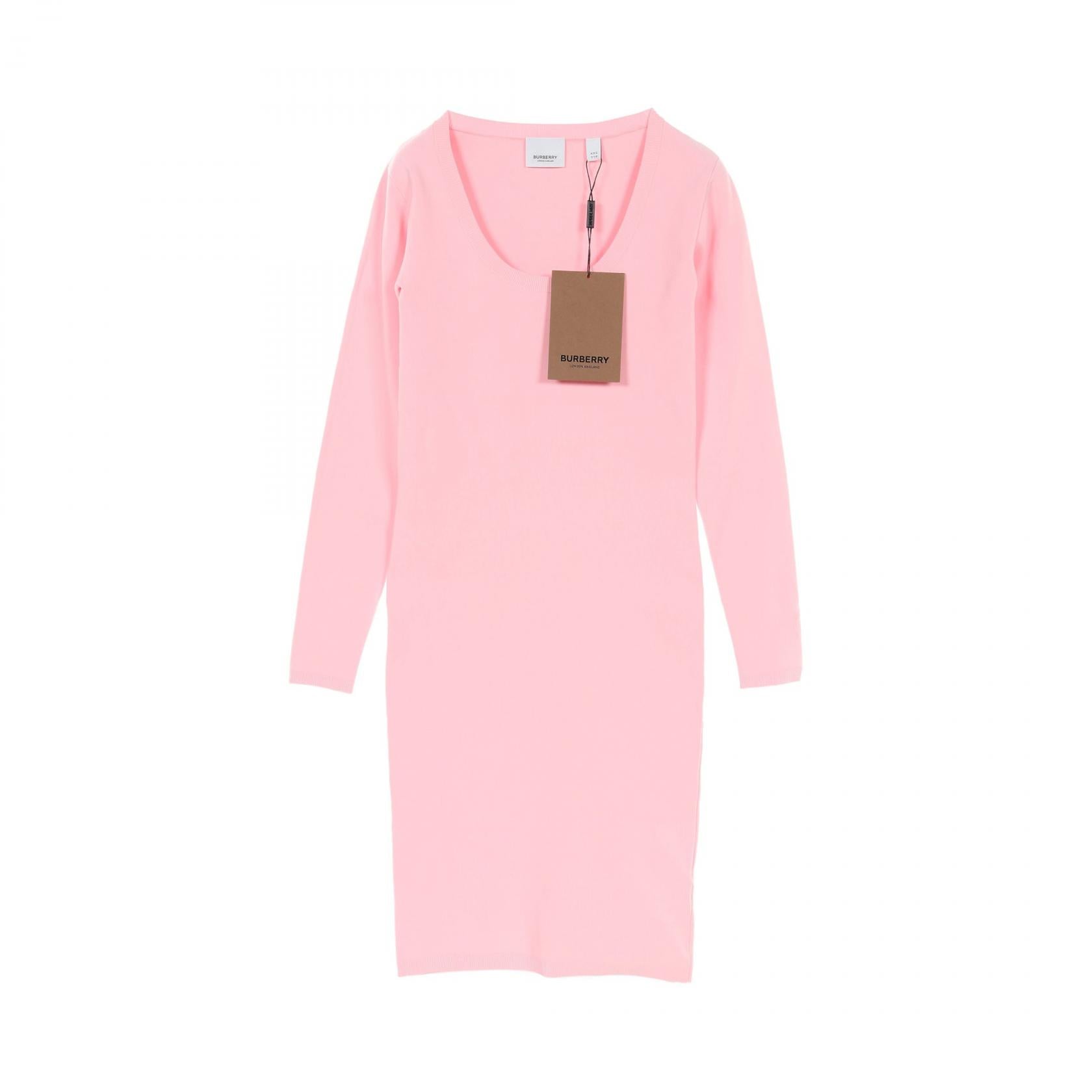 Burberry Viscose Dress Pink Used