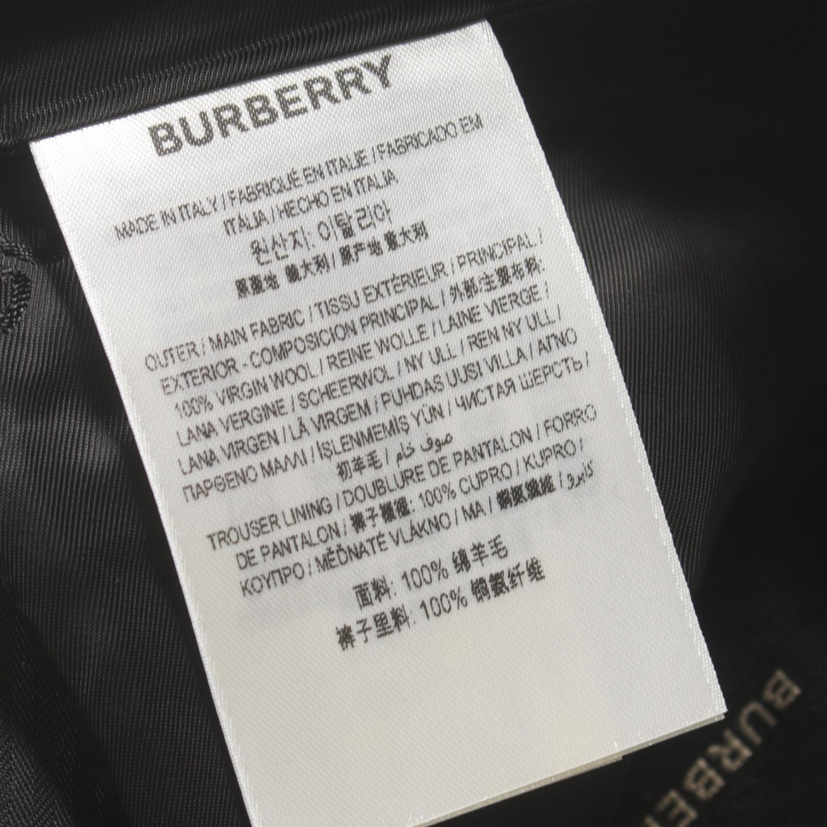 Burberry Wool Pants Black Women