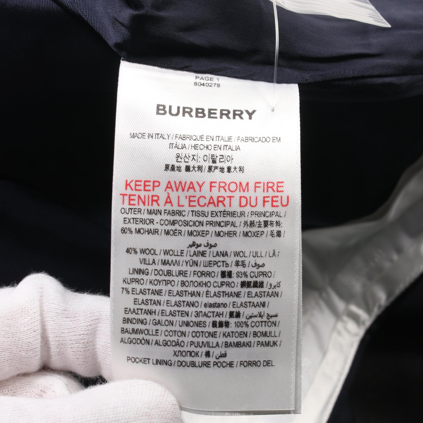 Burberry Wool Mohair Pants for Women