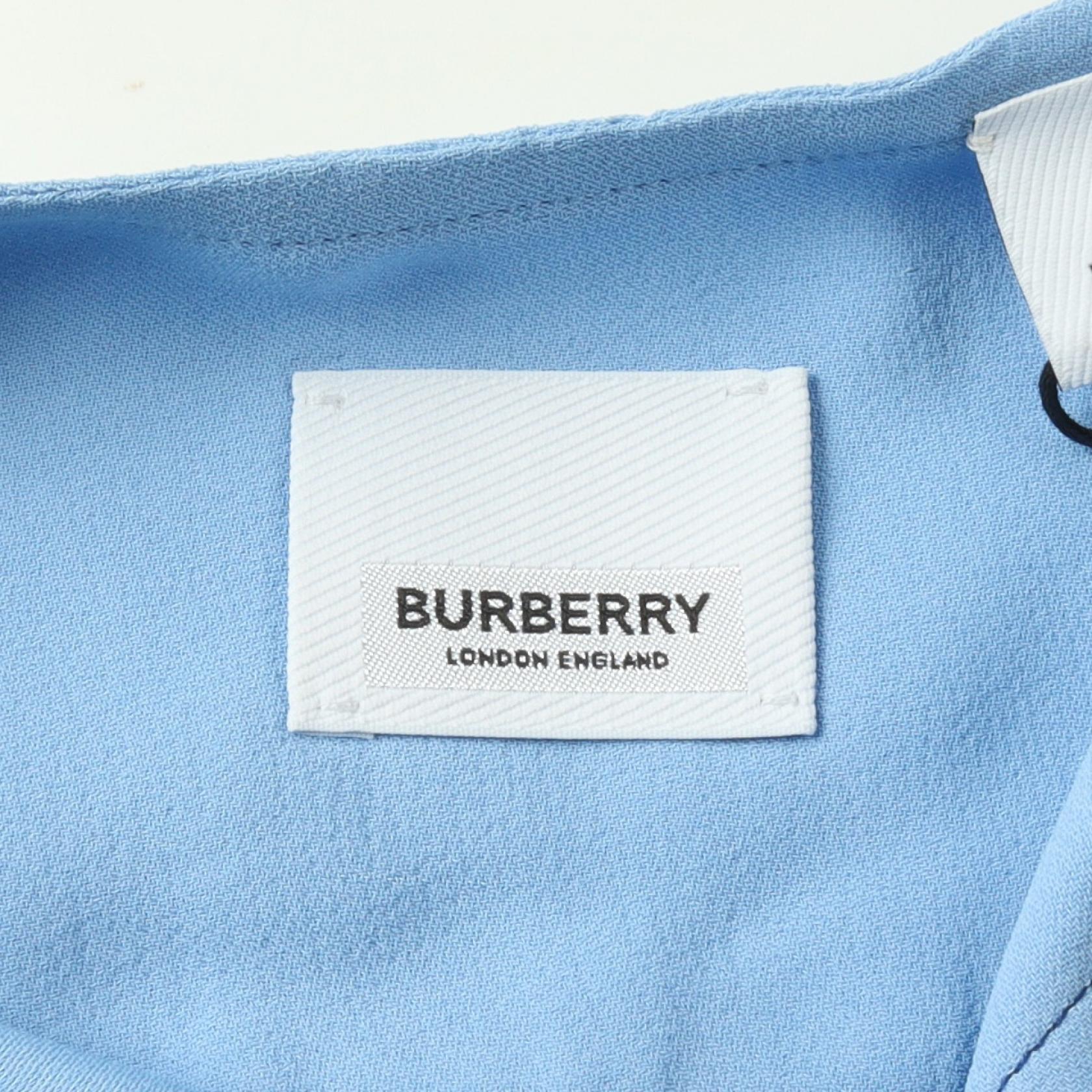 Burberry Viscose Blouse Blue