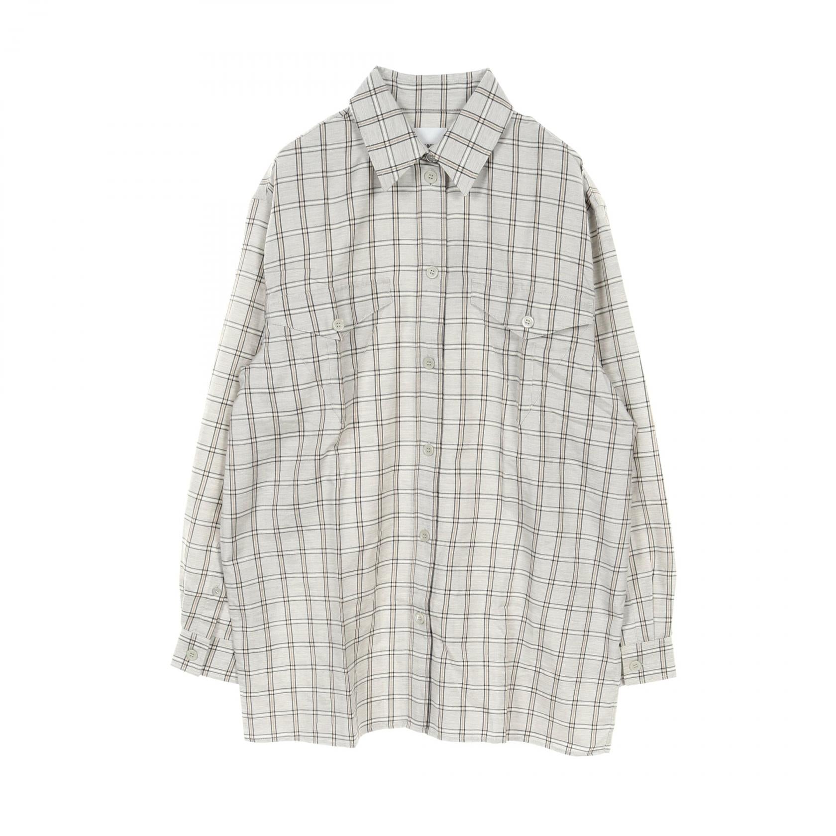 Burberry Wool Silk Top Grey