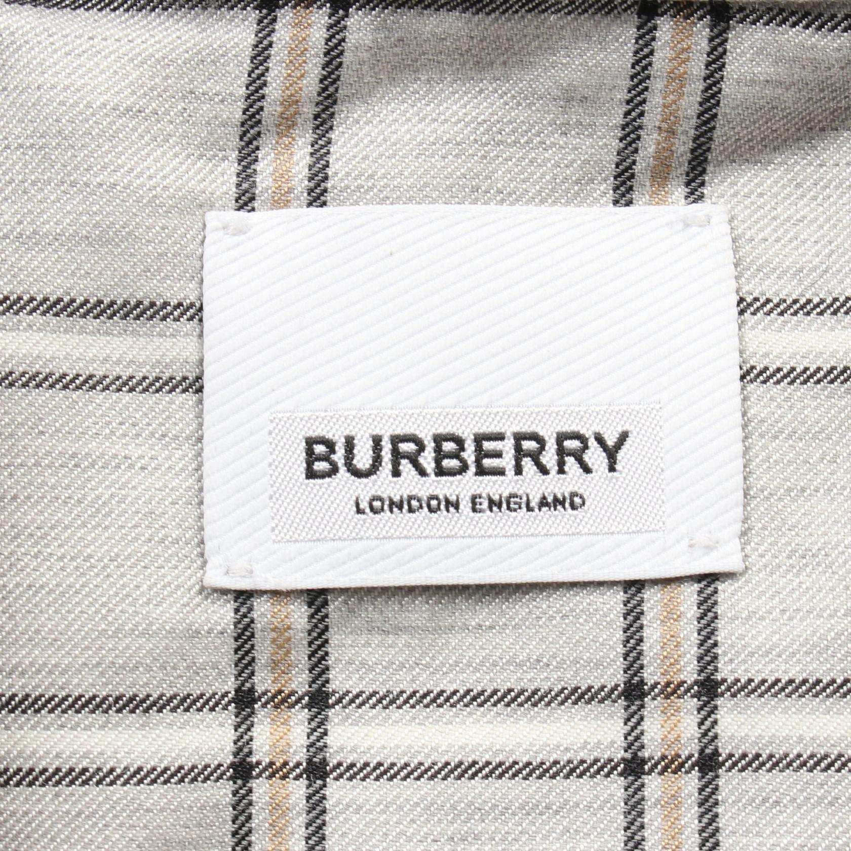 Burberry Wool Silk Top Grey