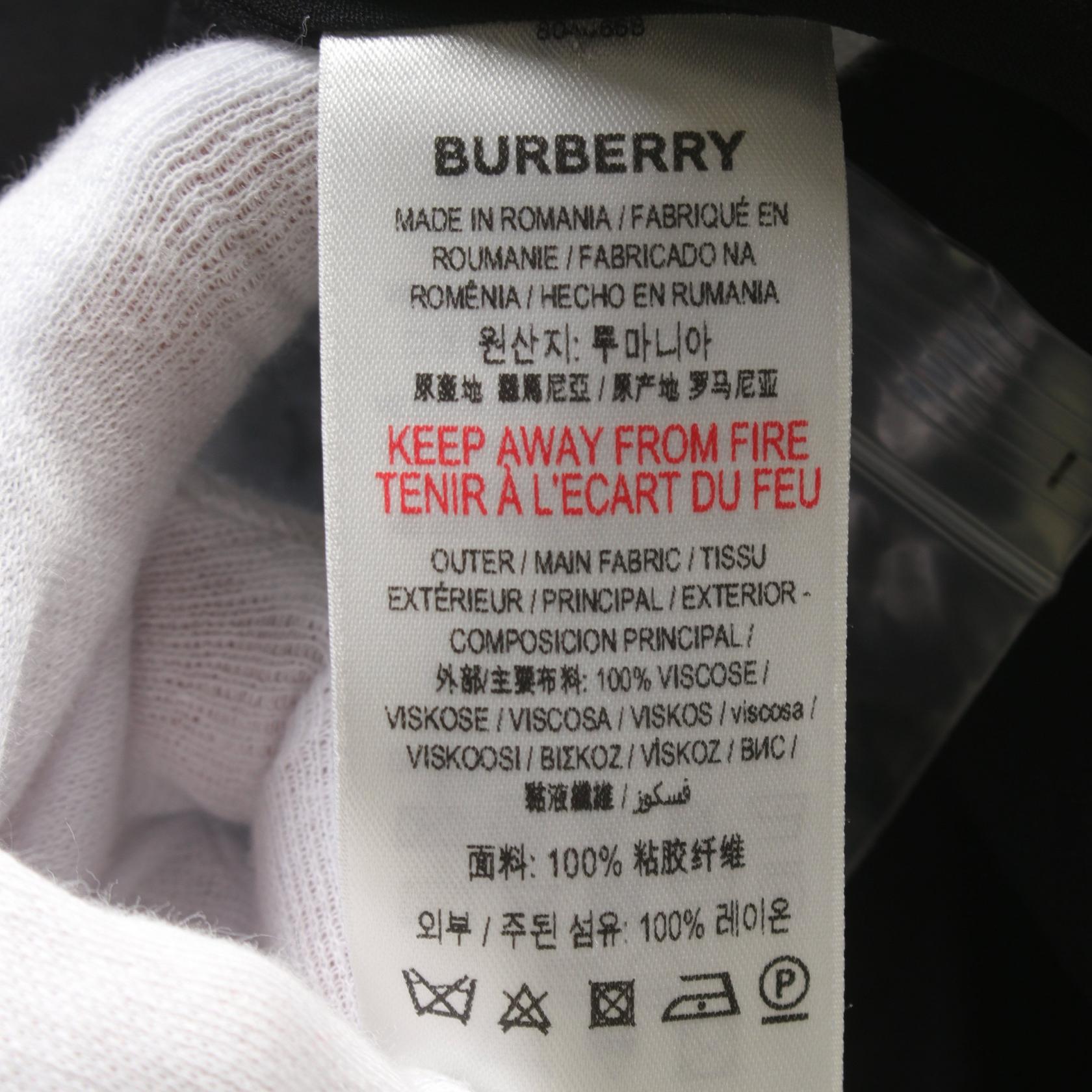 Burberry Viscose Hoodie Black Women