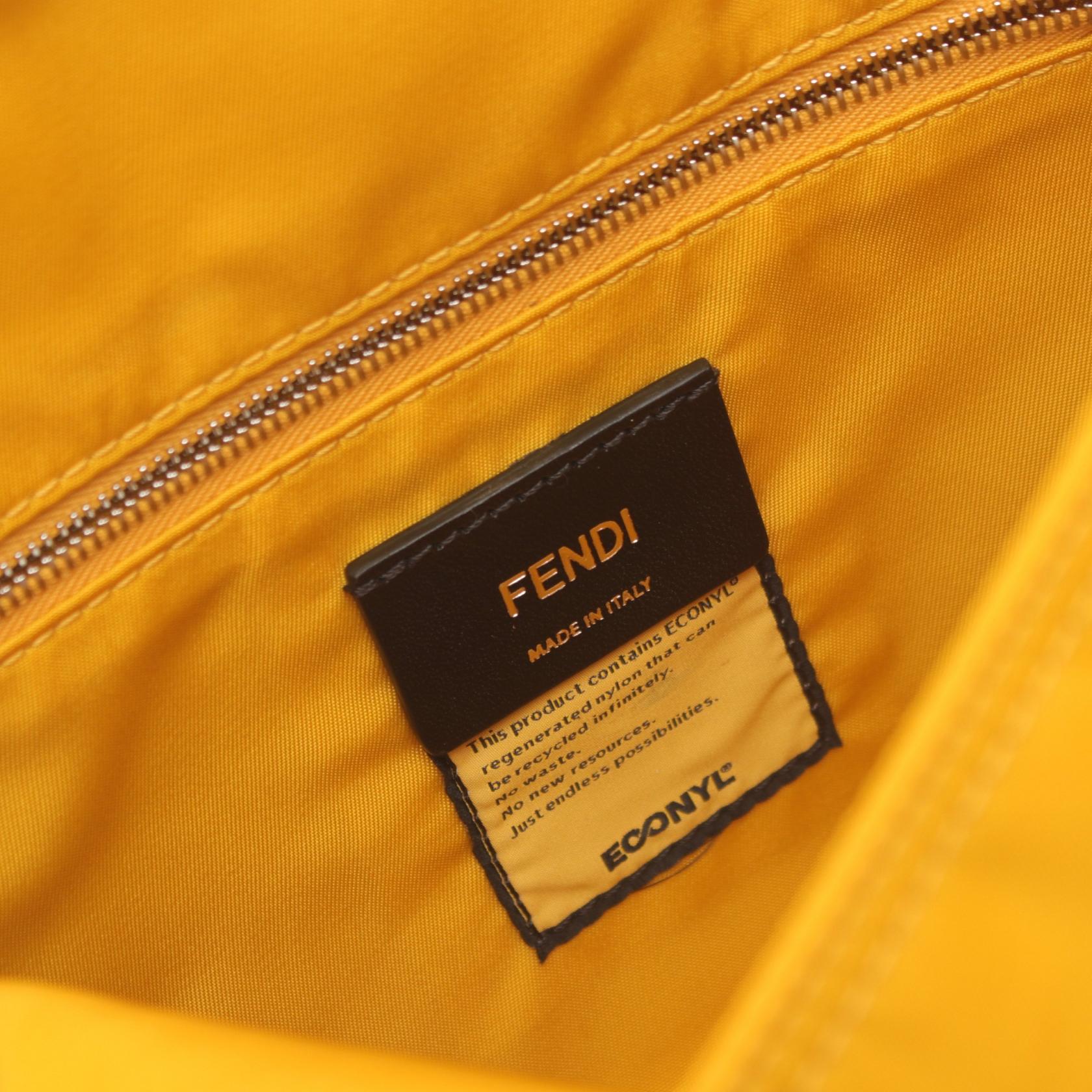 Fendi Nylon Baguette Messenger Bag