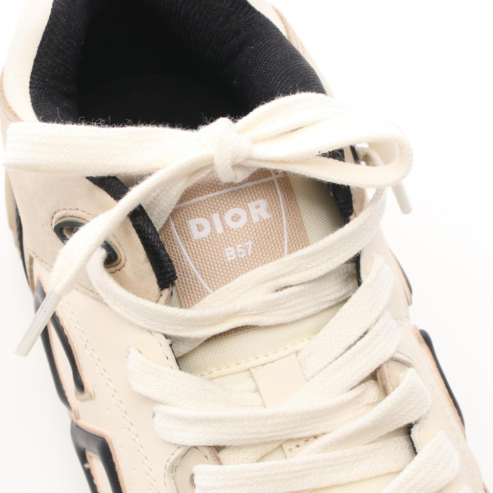 Dior B57 Low-Top Leather Sneakers