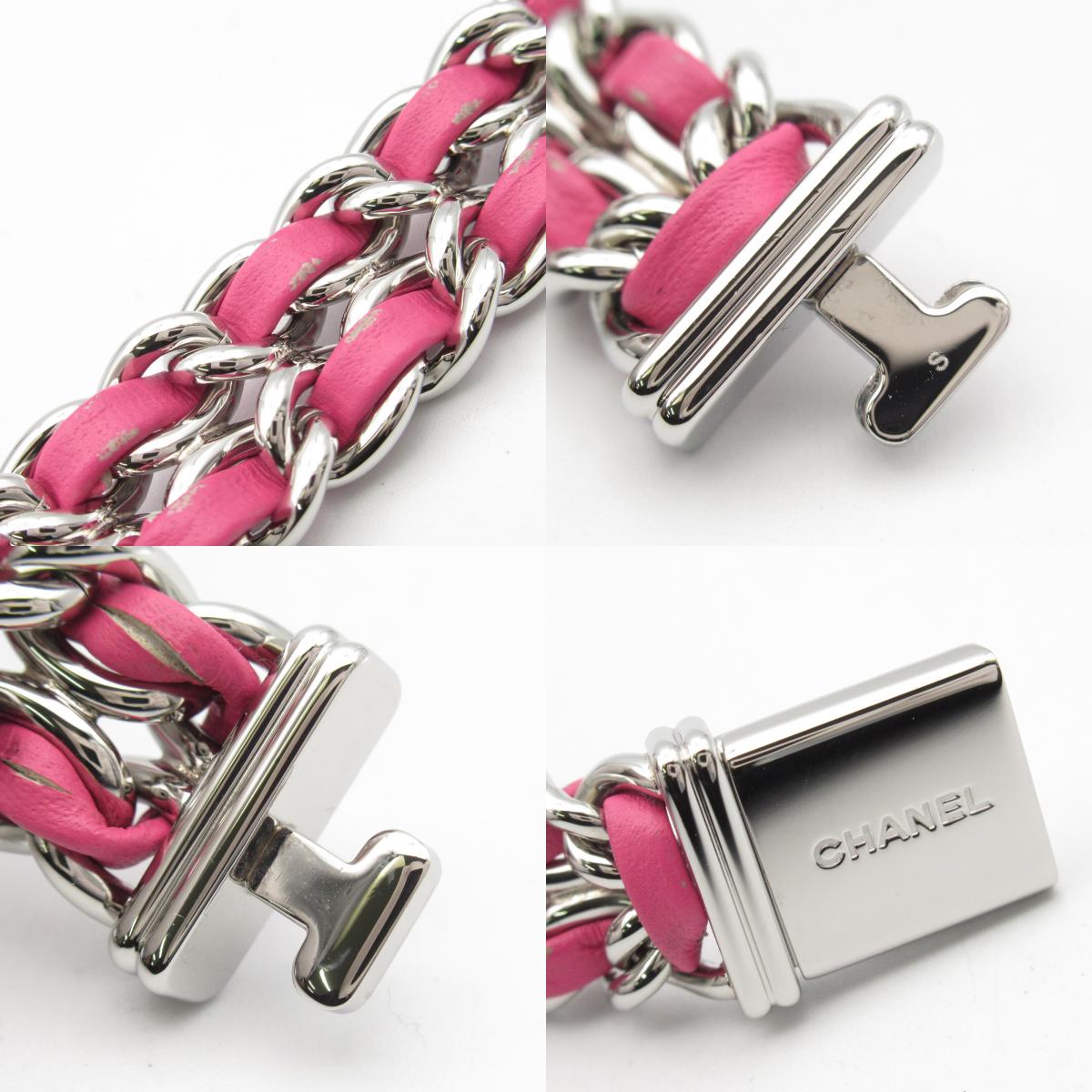 Chanel Premiere Rock Watch Stainless Steel Leather