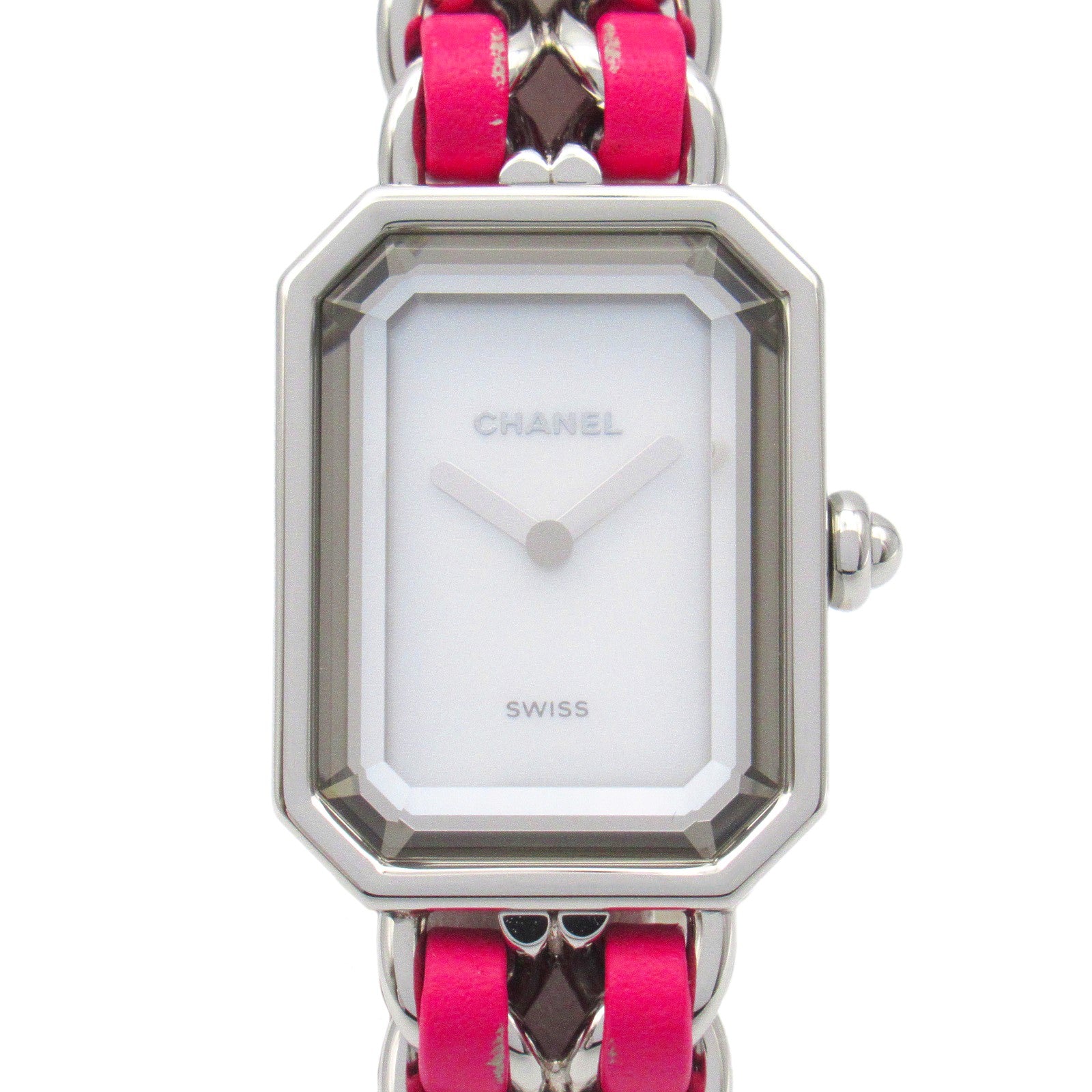 Chanel Premiere Rock Watch Stainless Steel Leather