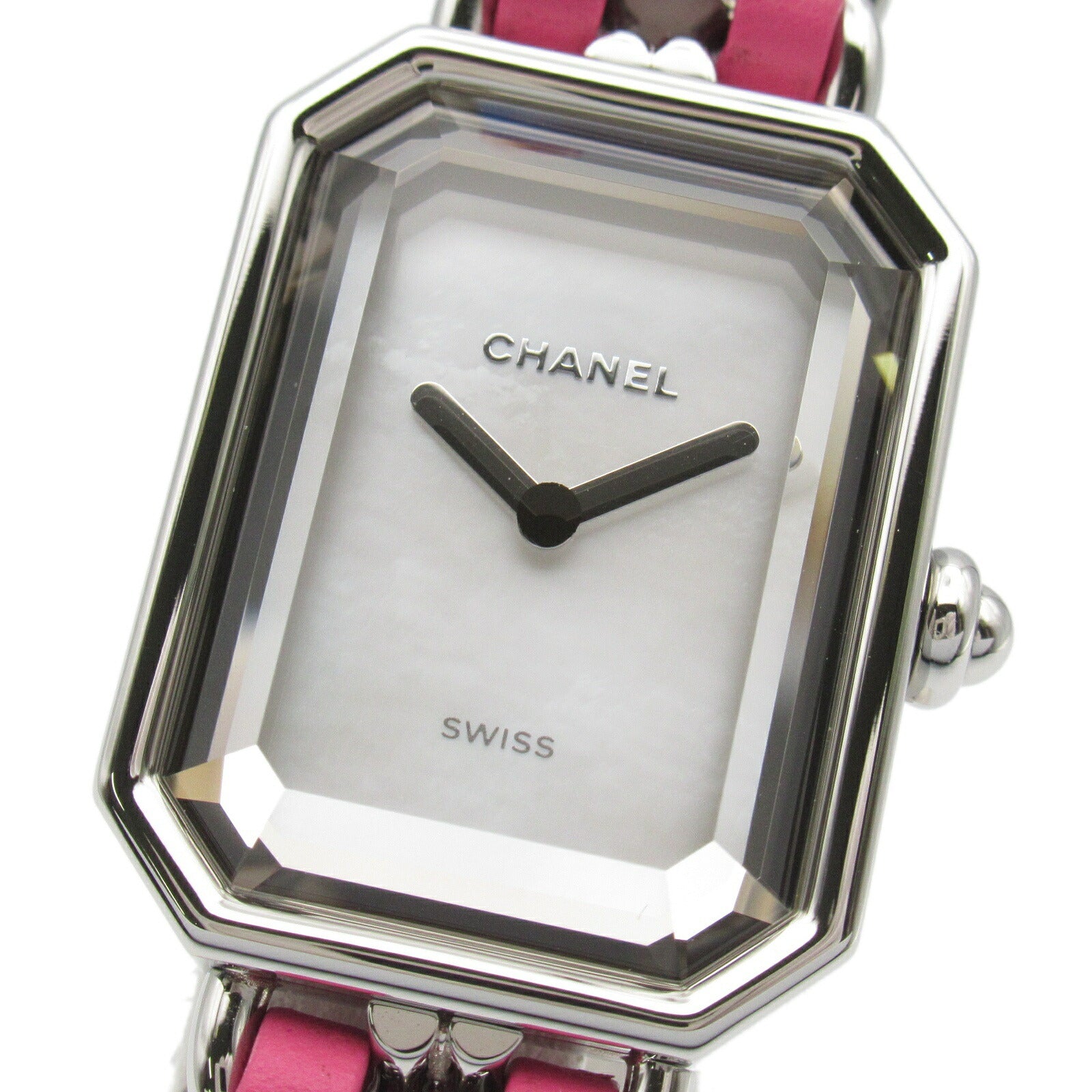 Chanel Premiere Rock Watch Stainless Steel Leather