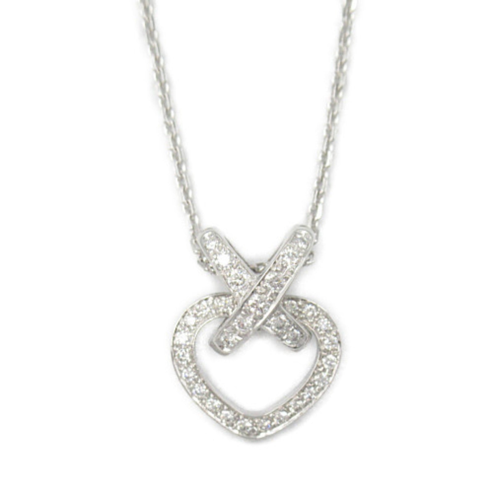 Chaumet Diamond Necklace K18WG White Gold