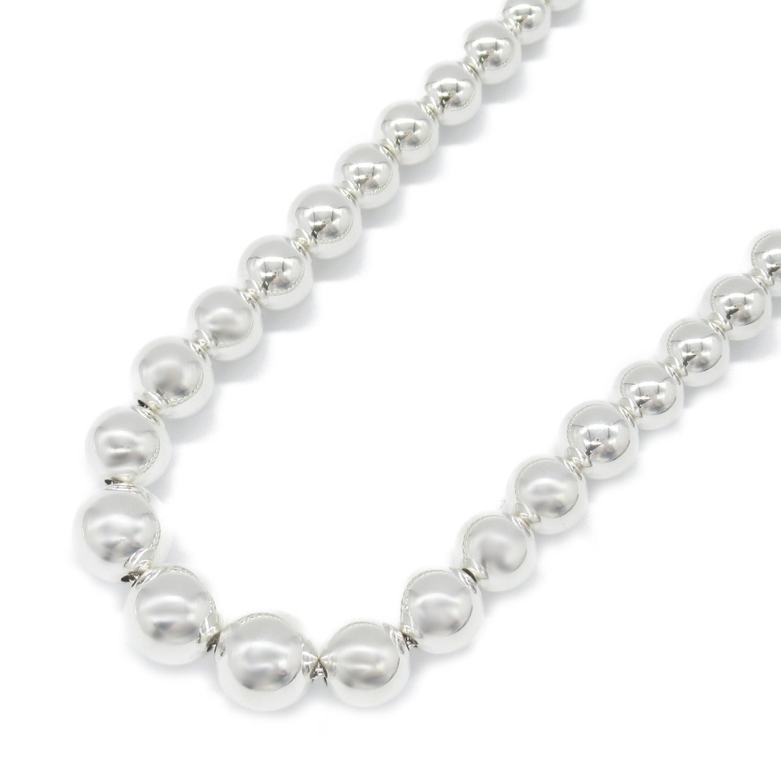 Tiffany & Co Silver 925 Hardware Ball Necklace