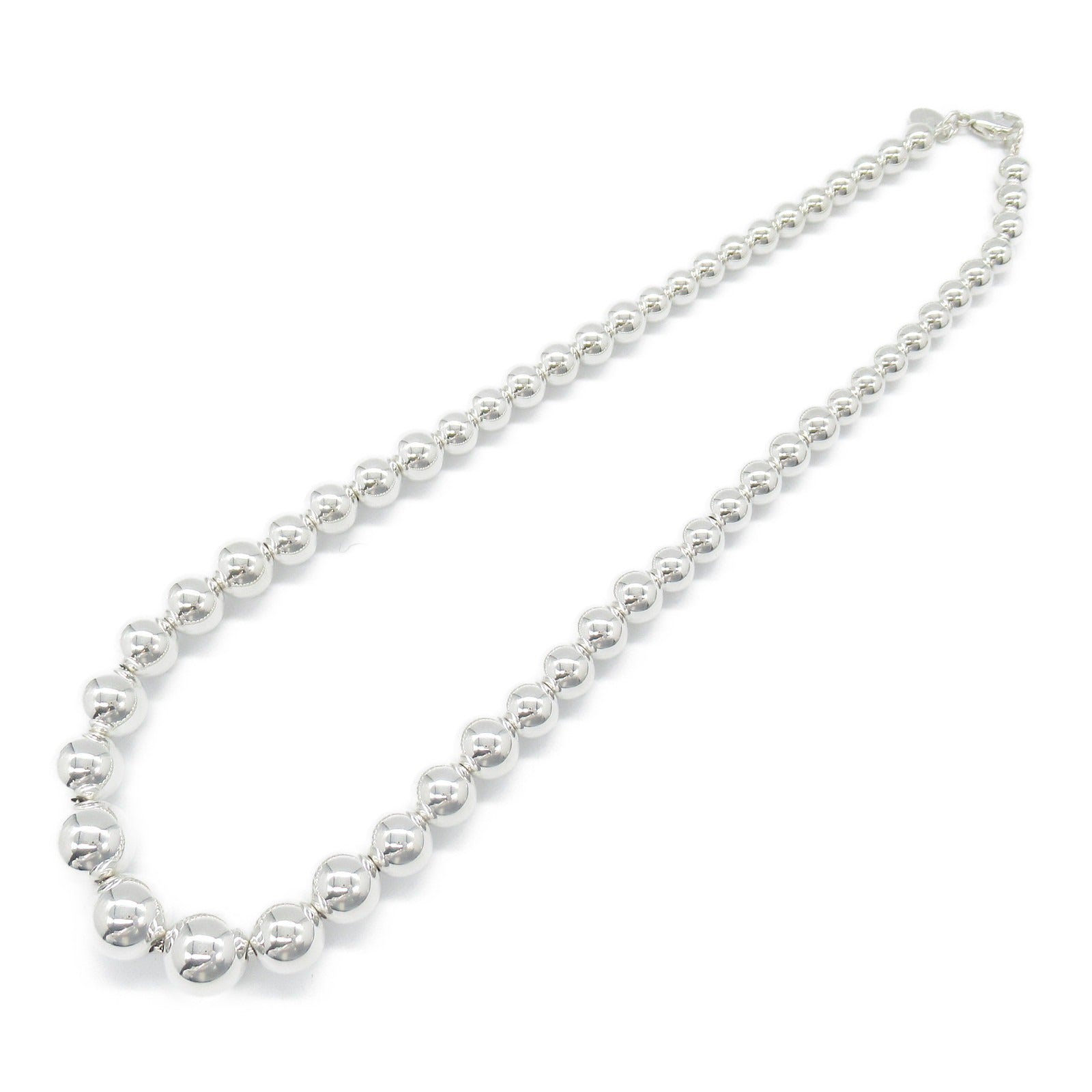 Tiffany & Co Silver 925 Hardware Ball Necklace