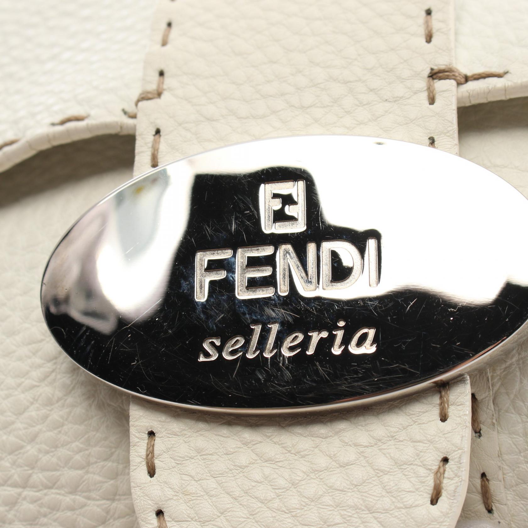 Fendi Selleria Leather Shoulder Bag 8BR407