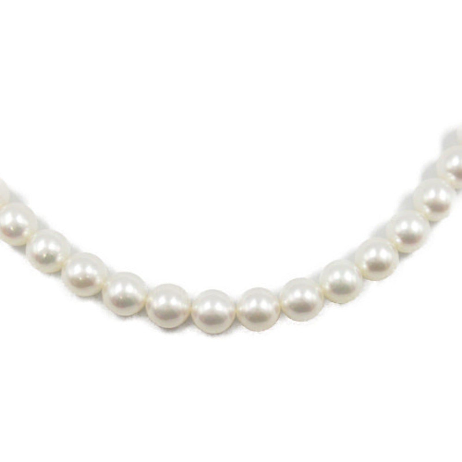 Jewelry Pearl Necklace Silver 925 White