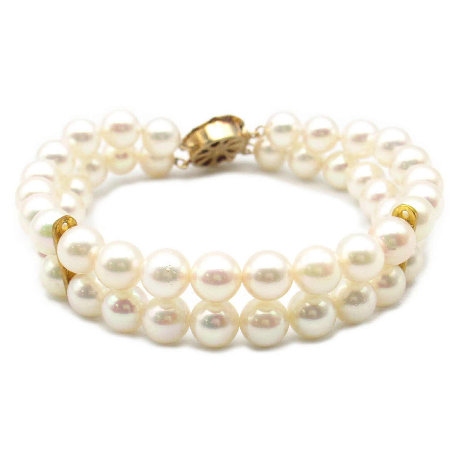 Jewelry Pearl Bracelet K14 White