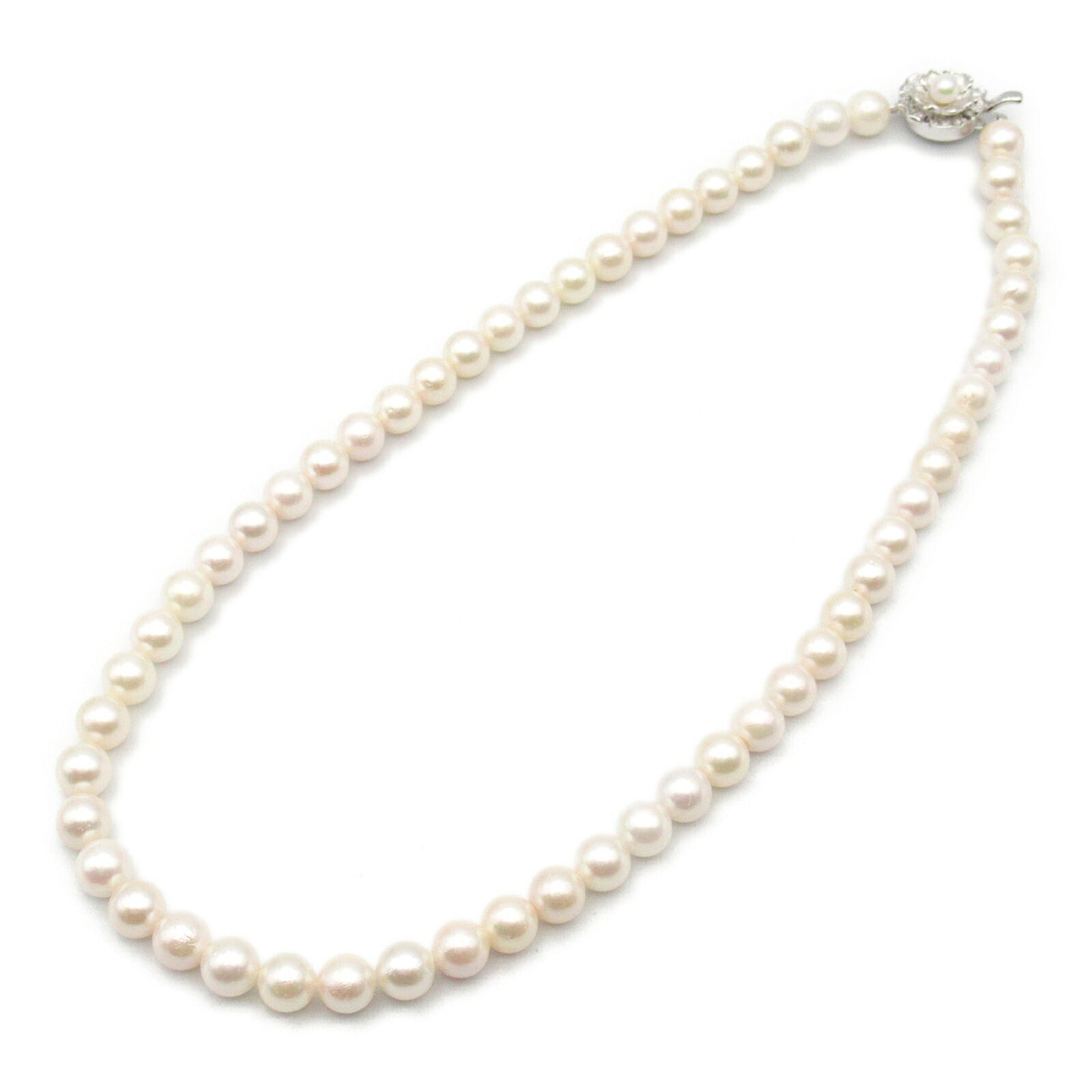 Silver 925 Pearl Necklace Jewelry