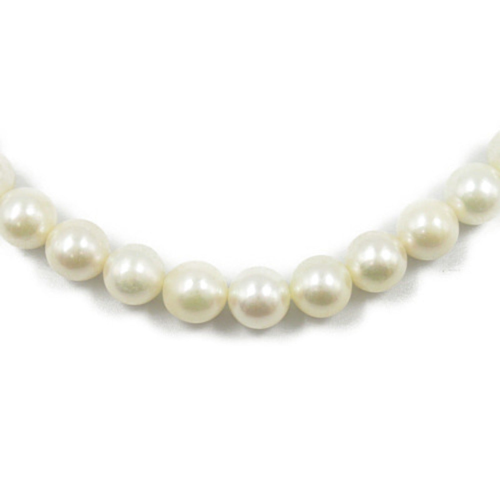 Silver 925 Pearl Necklace 7.5-8.0mm