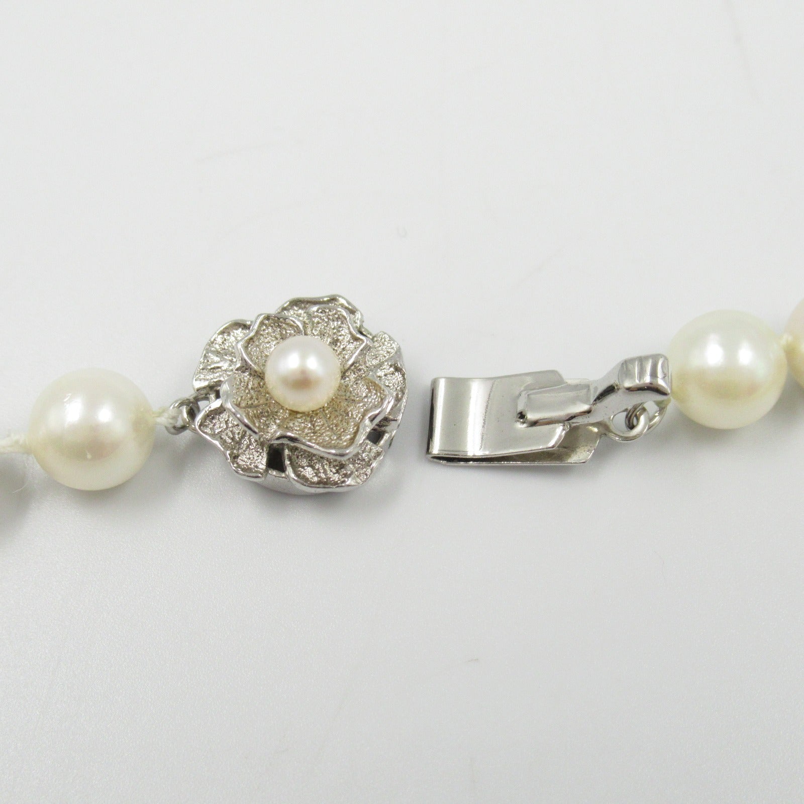 Silver 925 Pearl Necklace 7.5-8.0mm