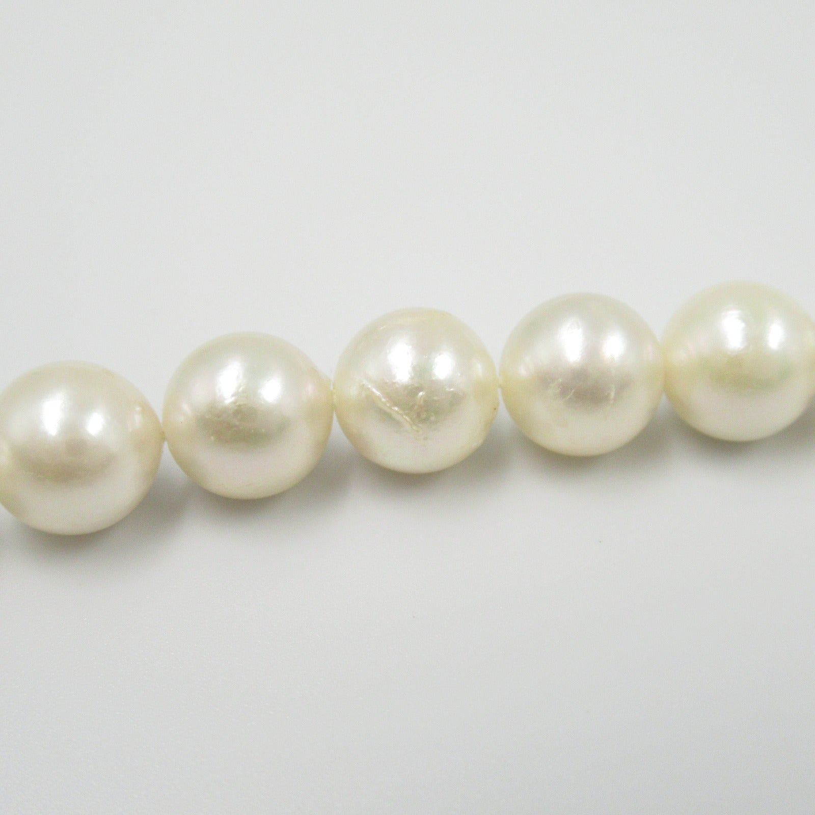 Silver 925 Pearl Necklace 7.5-8.0mm