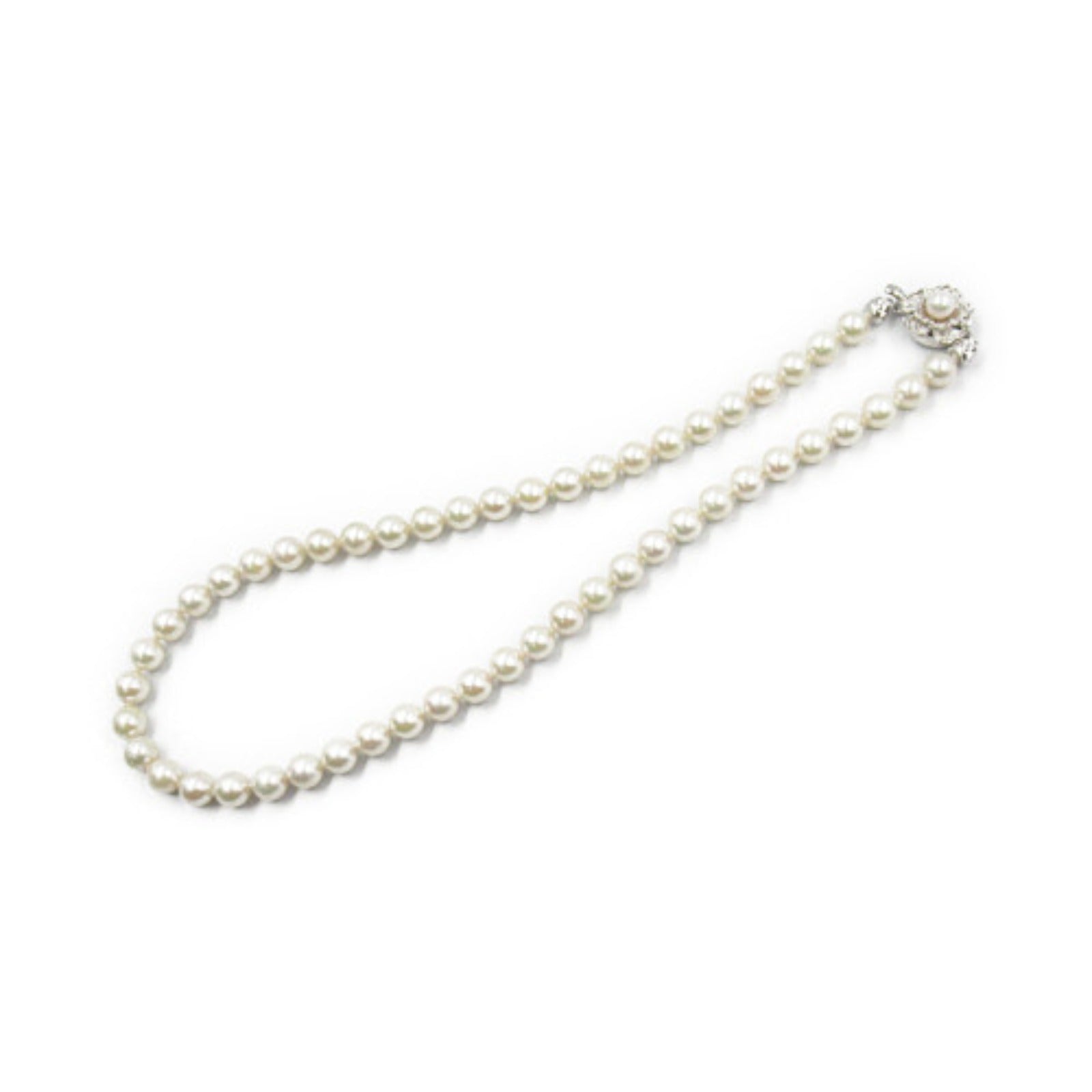 Silver 925 Pearl Necklace Jewelry