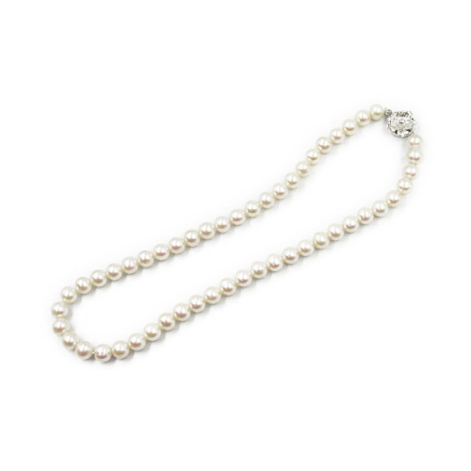 Silver 925 Pearl Necklace Jewelry