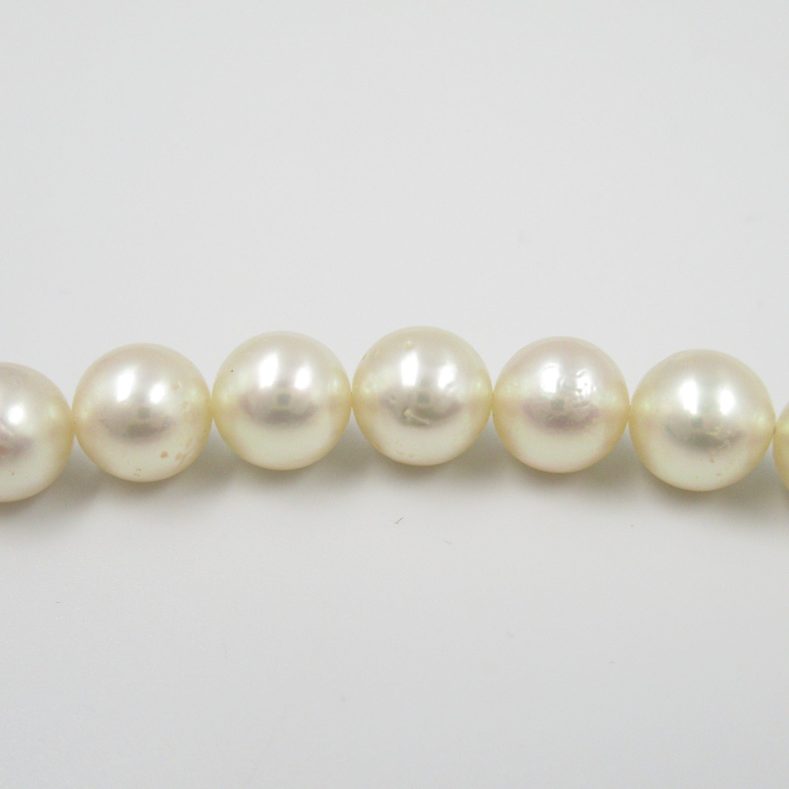 Silver 925 Pearl Necklace Bracelet Set