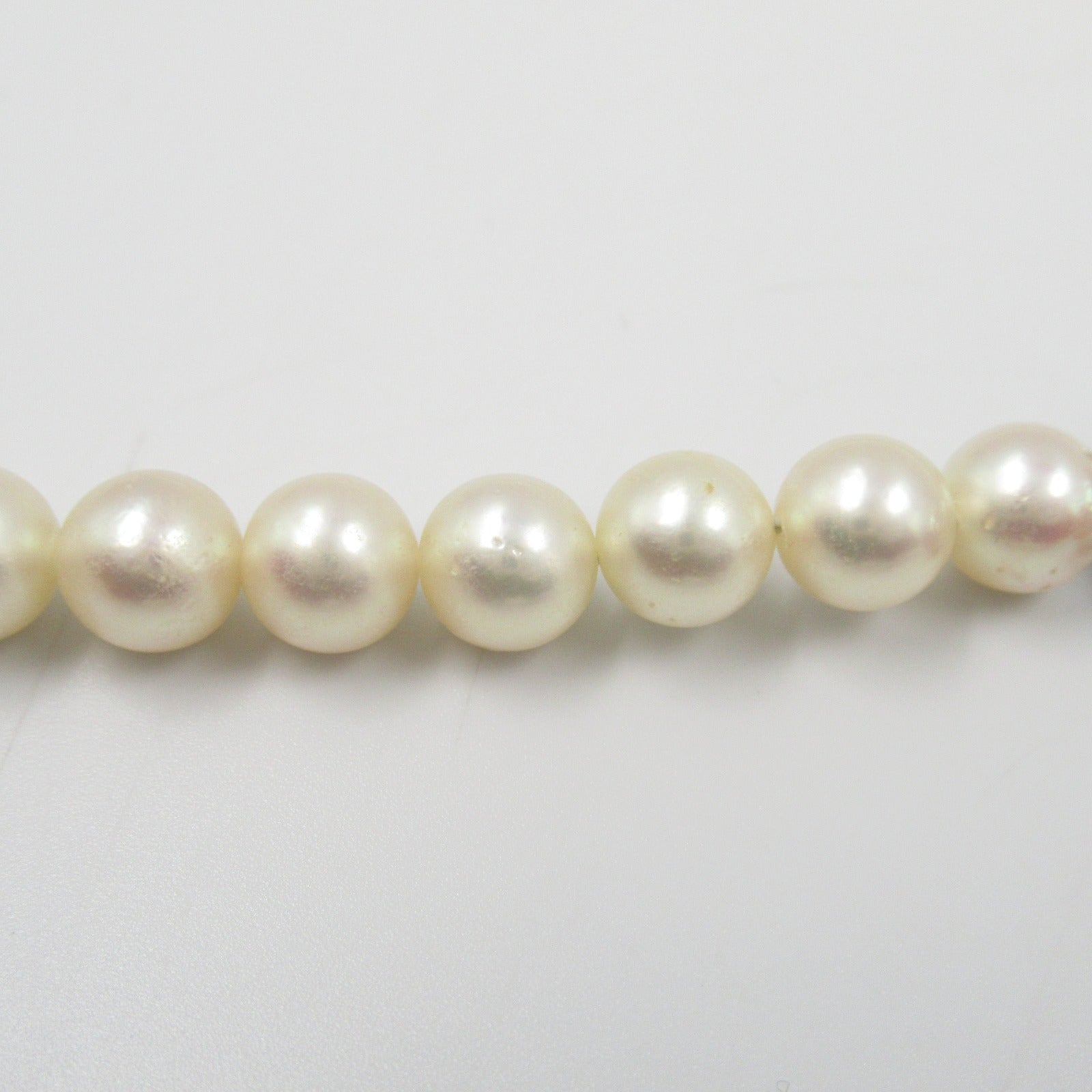 Silver 925 Pearl Necklace Bracelet Set