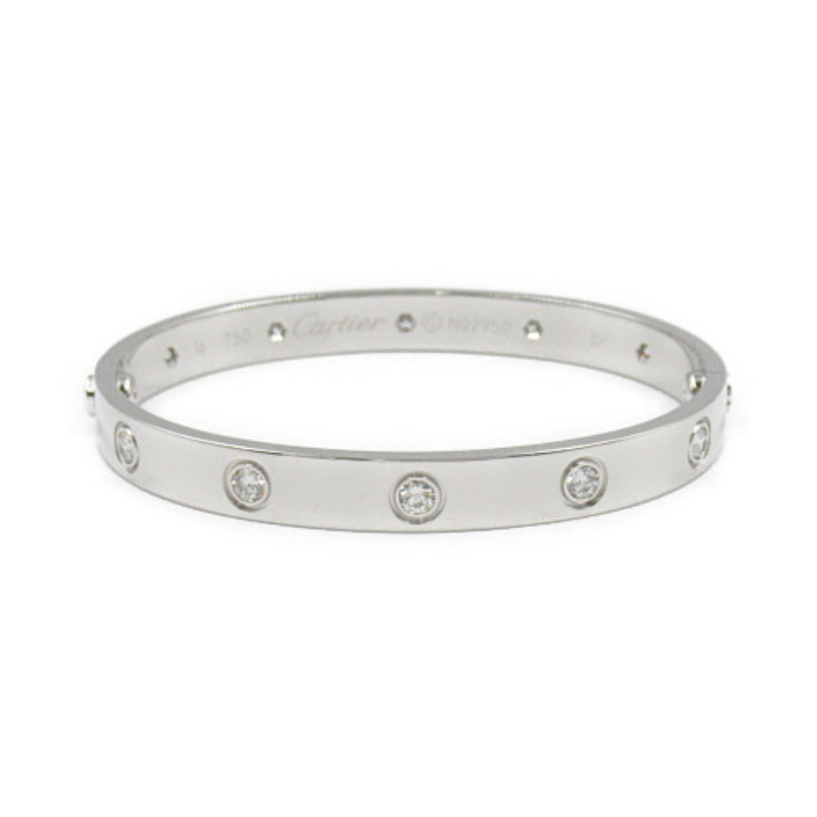 Cartier Love Bracelet 10P Diamond K18WG