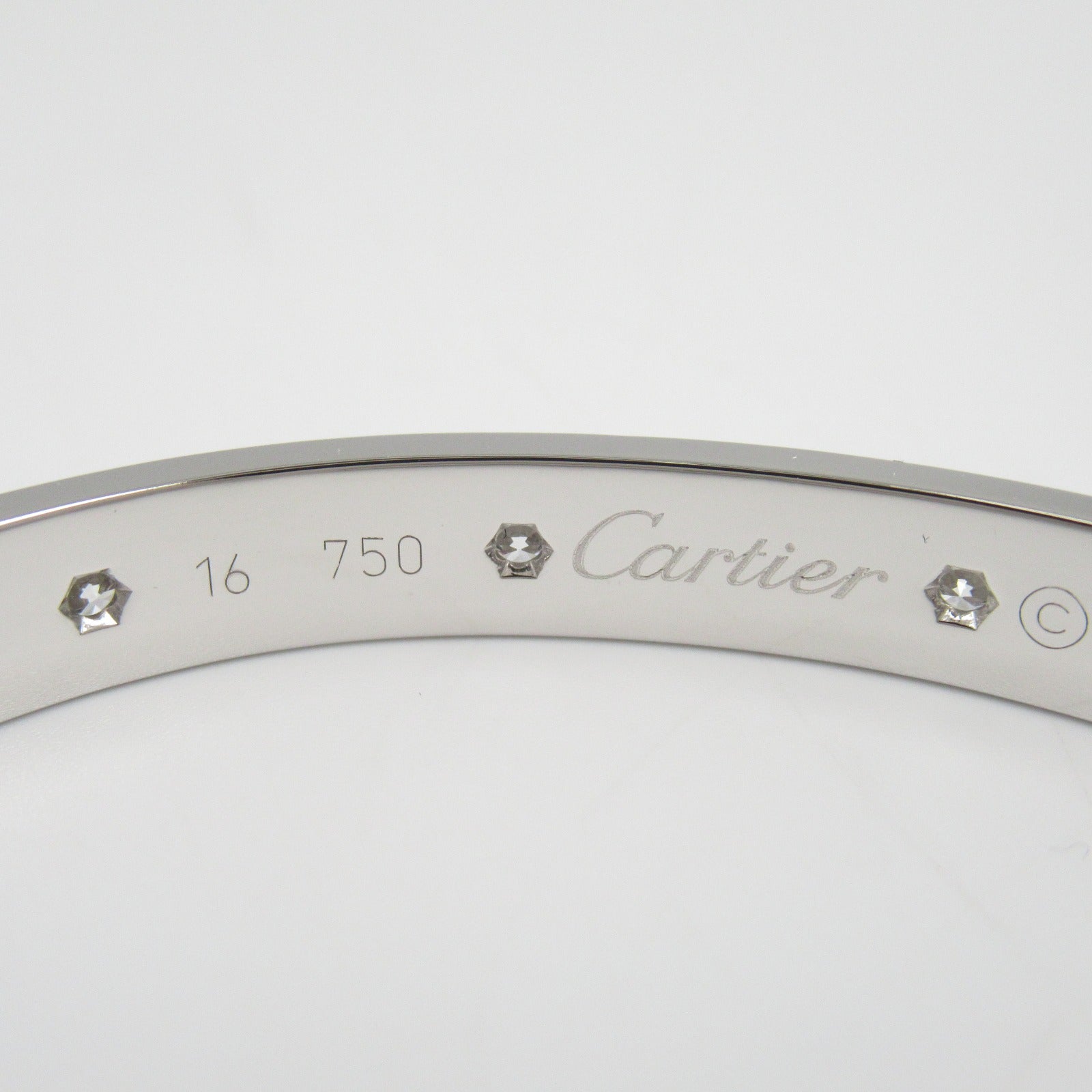 Cartier Love Bracelet 10P Diamond K18WG