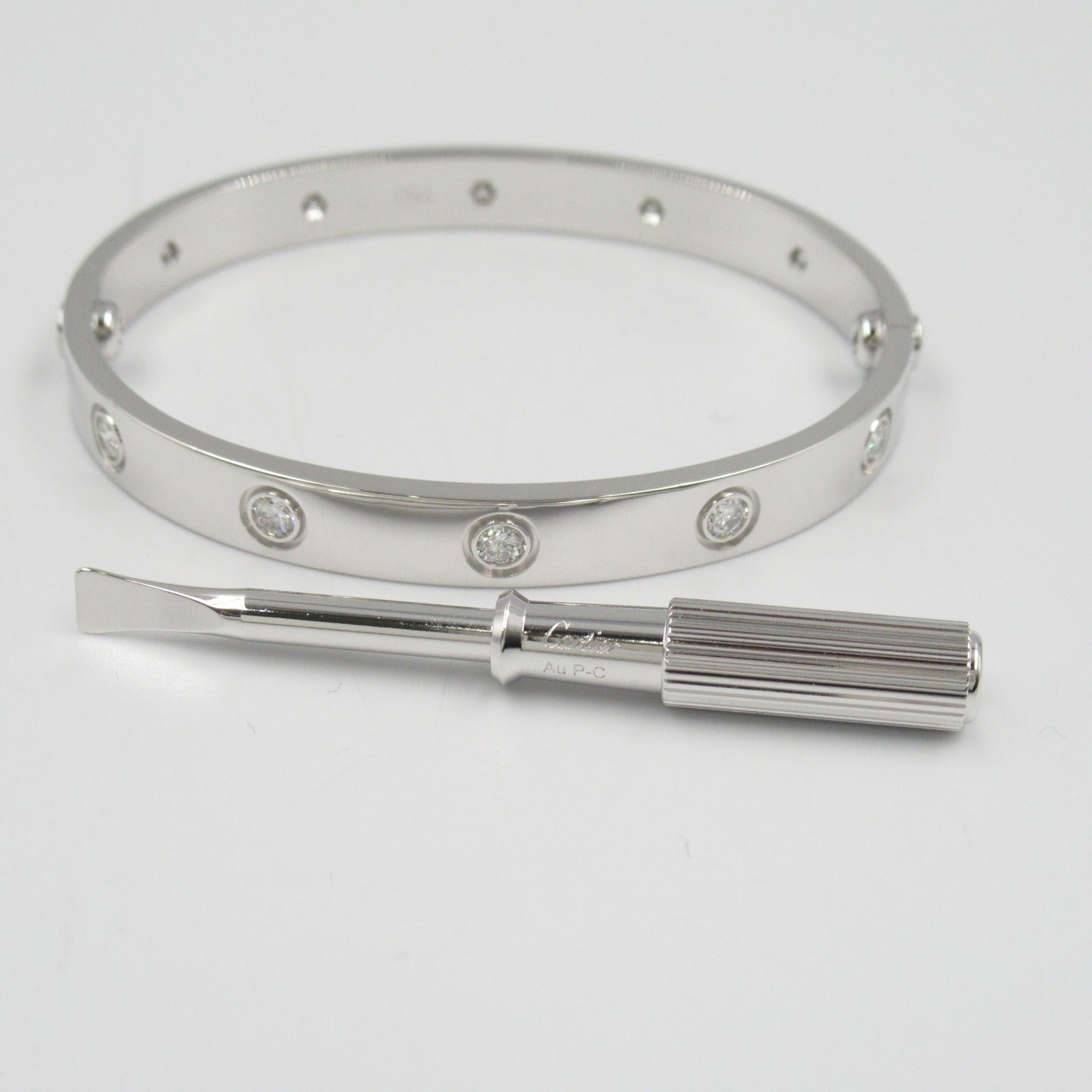 Cartier Love Bracelet 10P Diamond K18WG