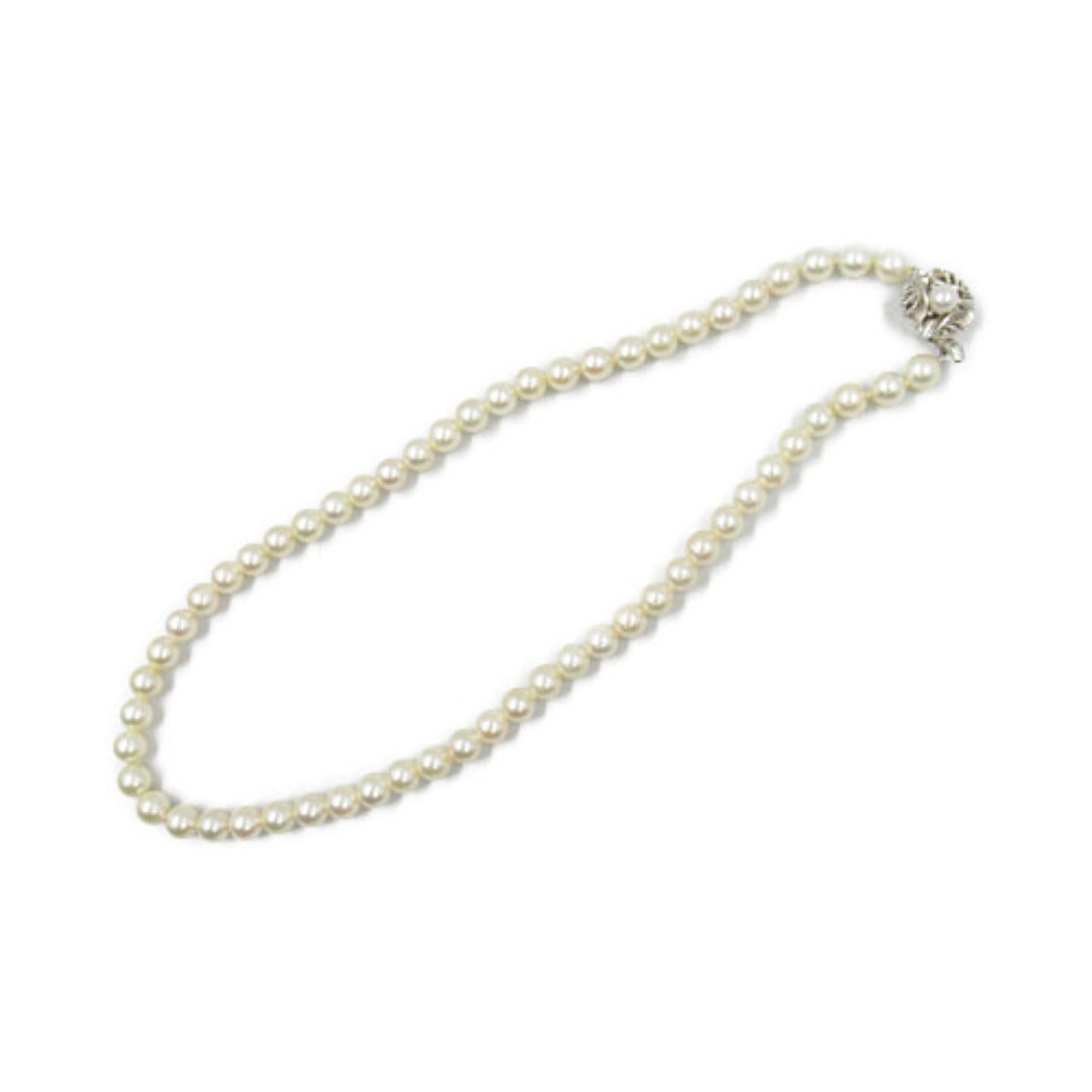 Jewelry Pearl Necklace Silver925 White