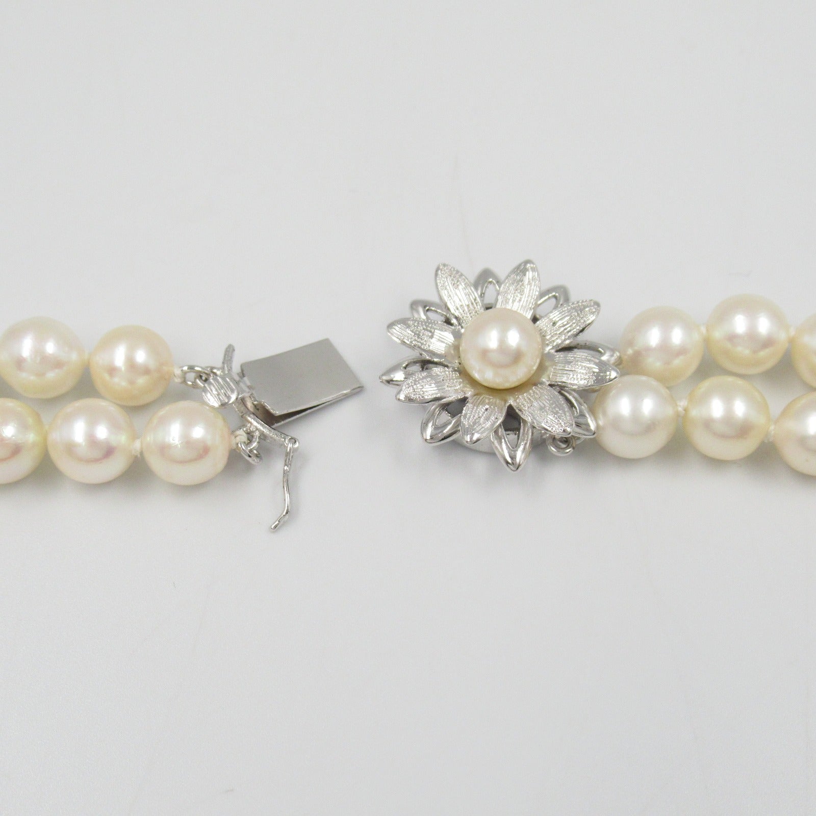 Silver 925 Long Pearl Necklace Jewelry