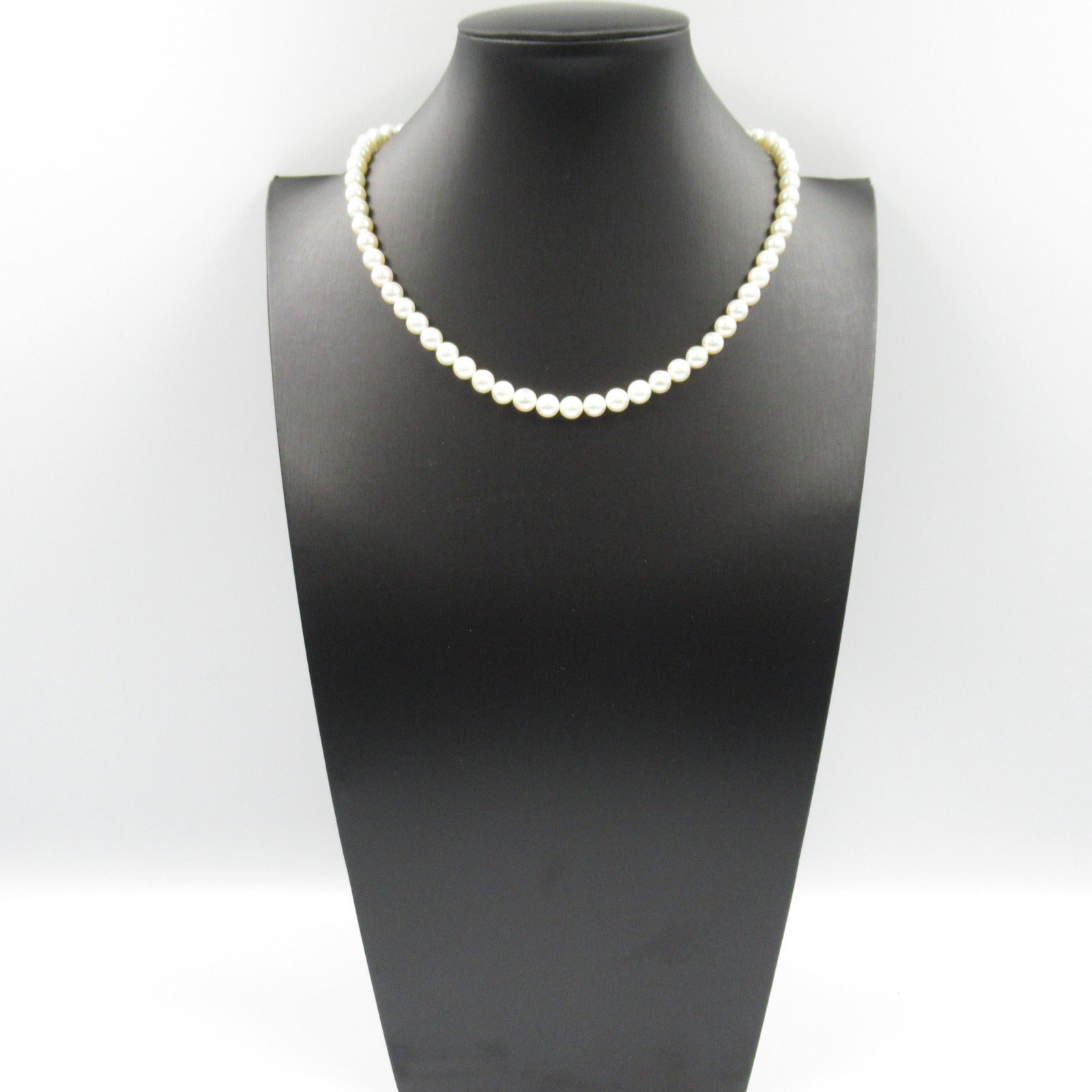 Silver 925 Pearl Necklace 6.5-7.0mm