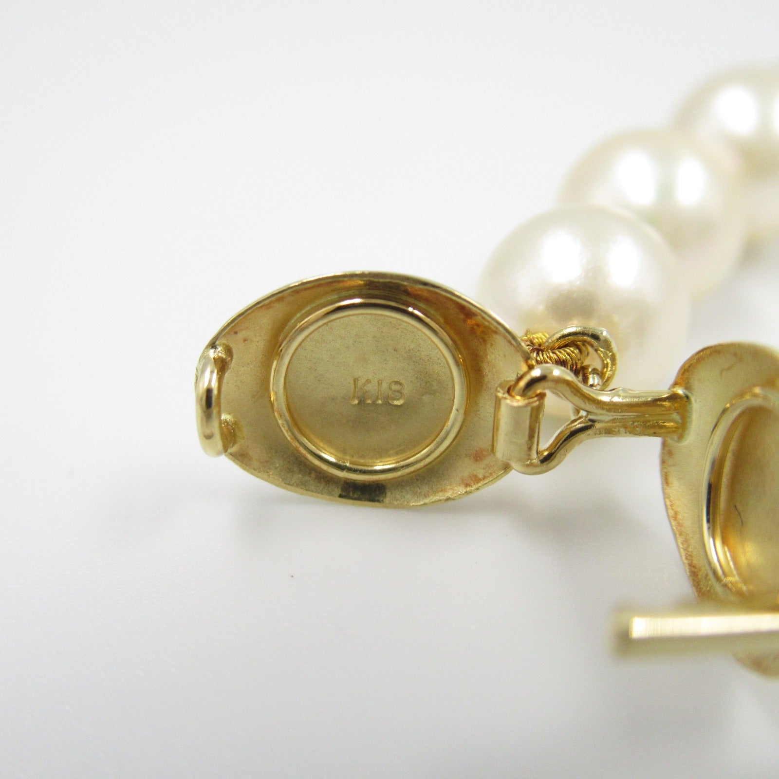 K18 Yellow Gold Long Pearl Necklace