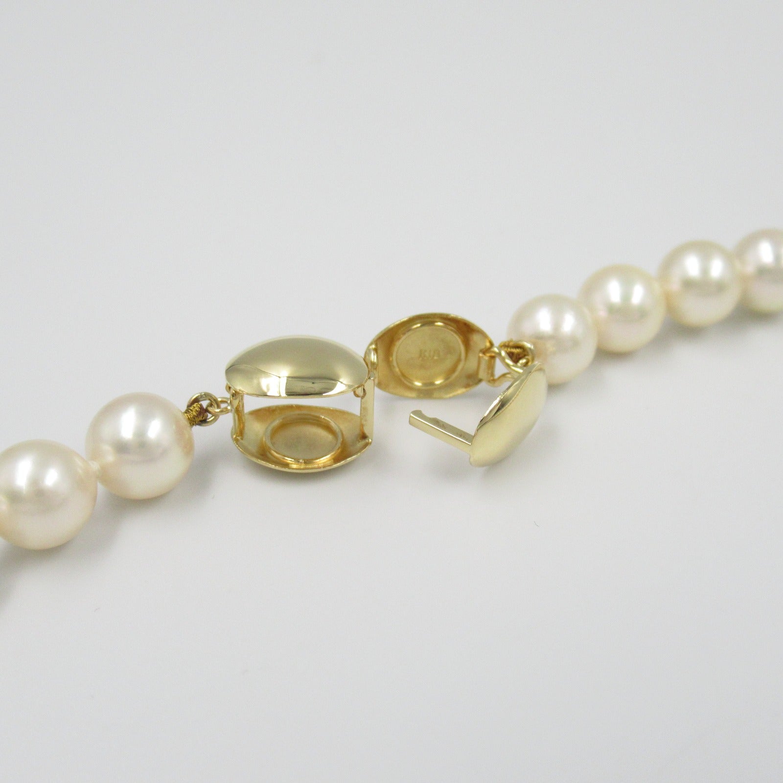 K18 Yellow Gold Long Pearl Necklace