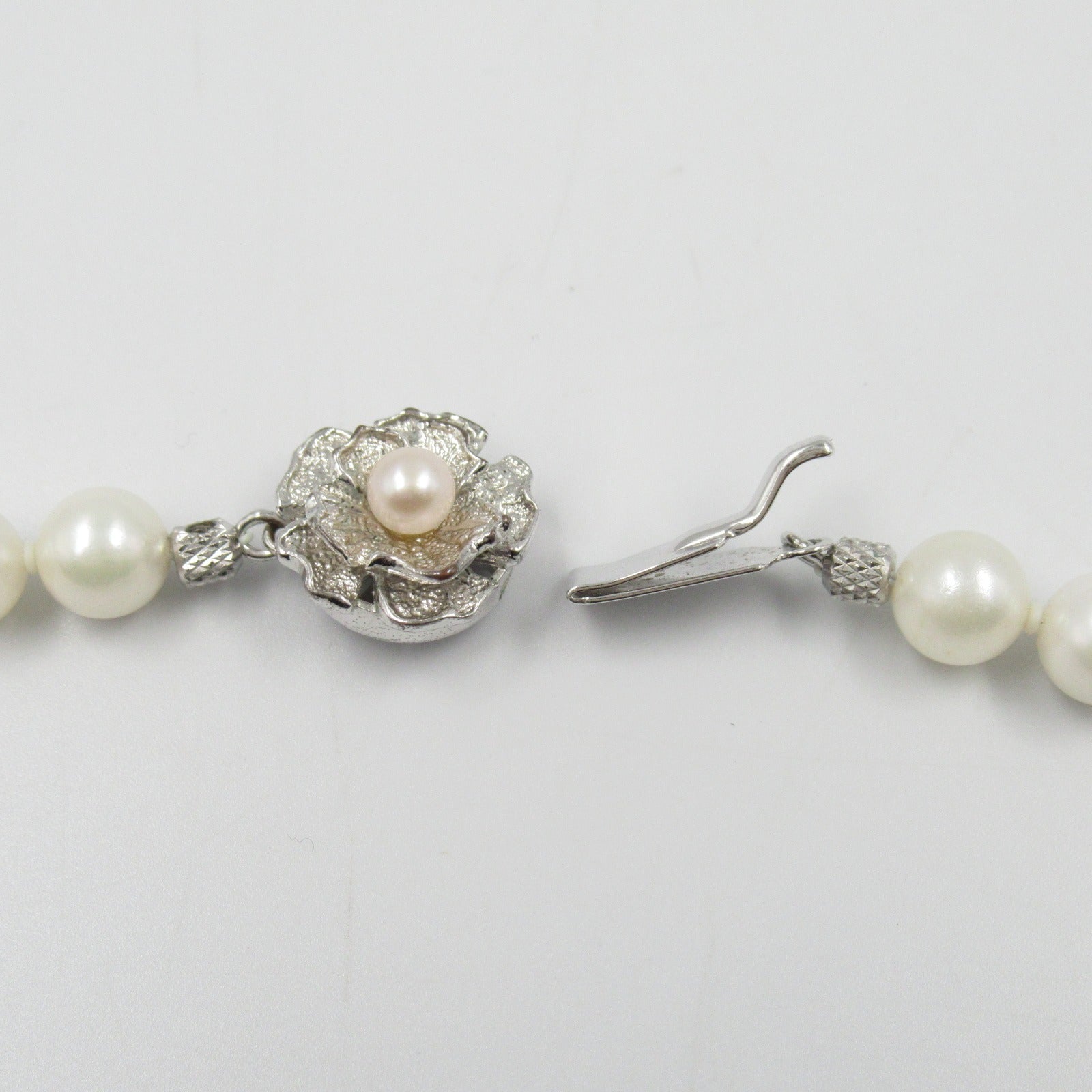 Silver 925 Pearl Necklace Jewelry