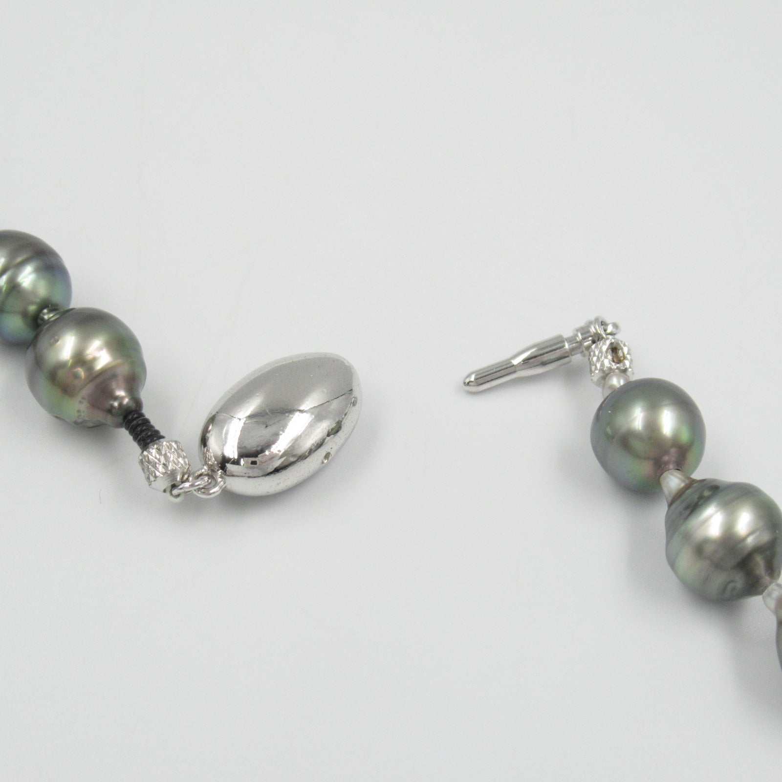 Jewelry Pearl Necklace Silver925 Black