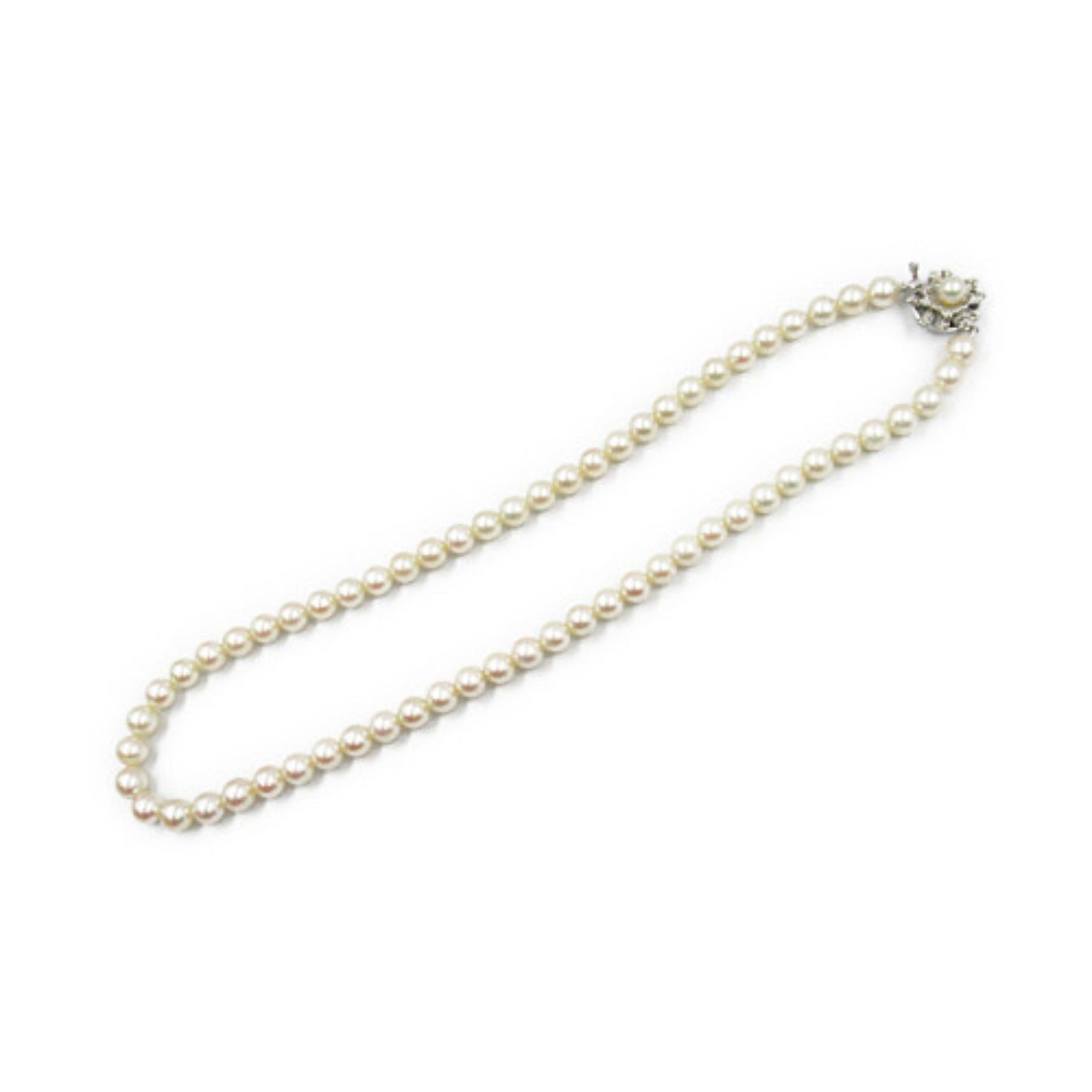 Silver 925 Pearl Necklace Jewelry