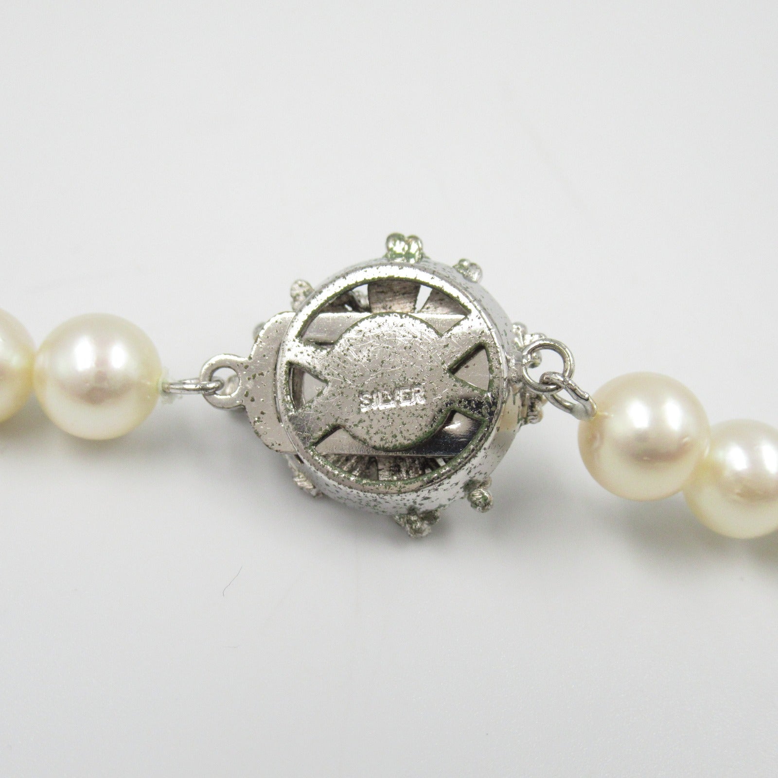 Silver 925 Pearl Necklace Jewelry