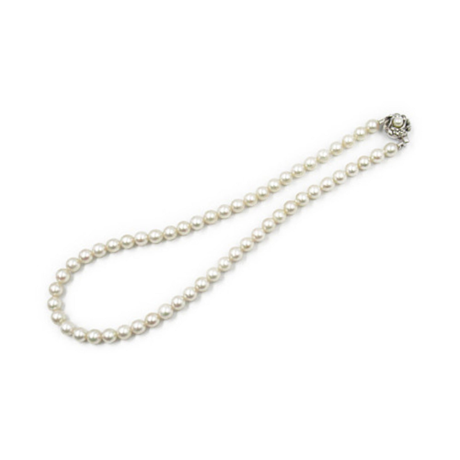 Silver 925 Pearl Necklace Jewelry