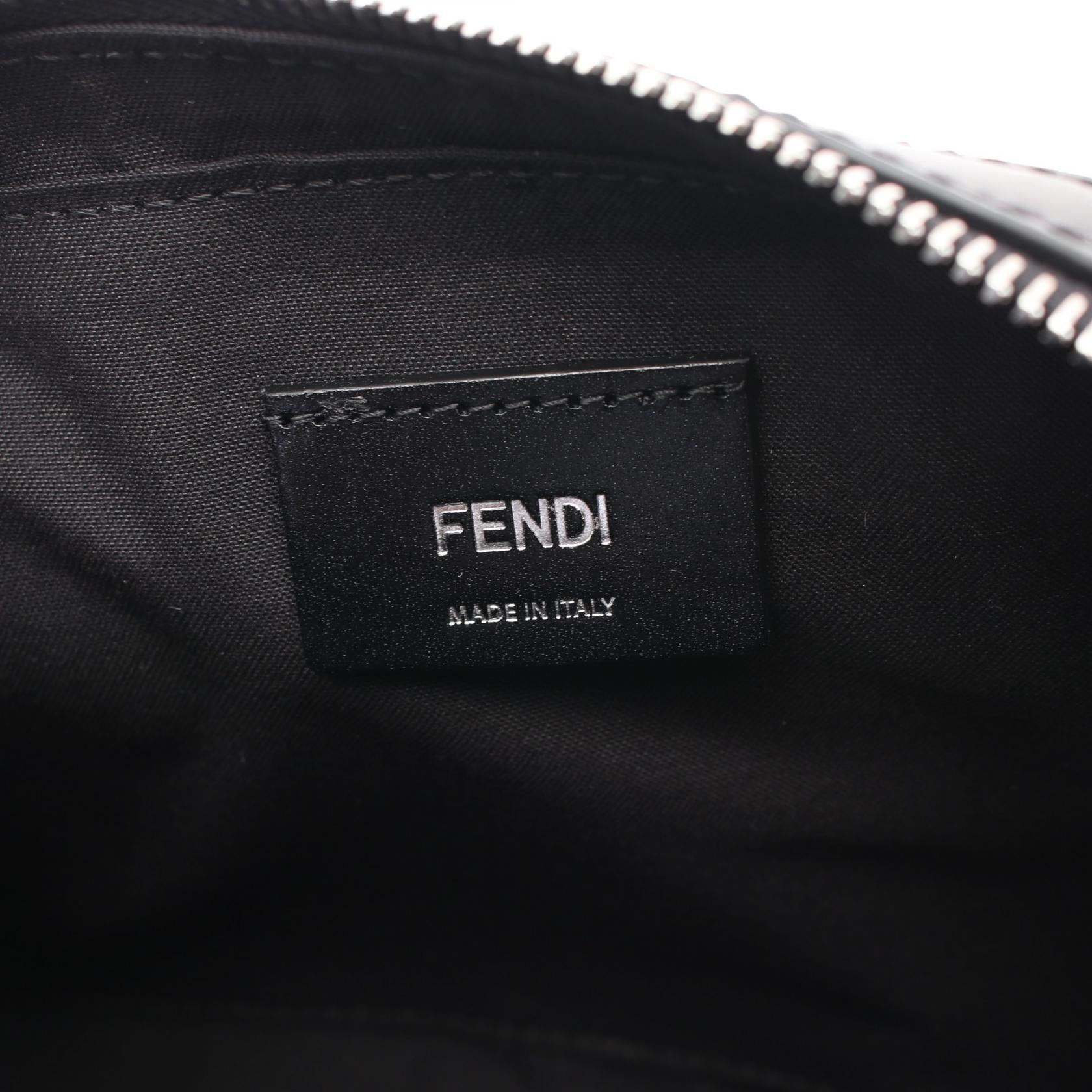 Fendi Leather Diagonal Camera Shoulder Bag